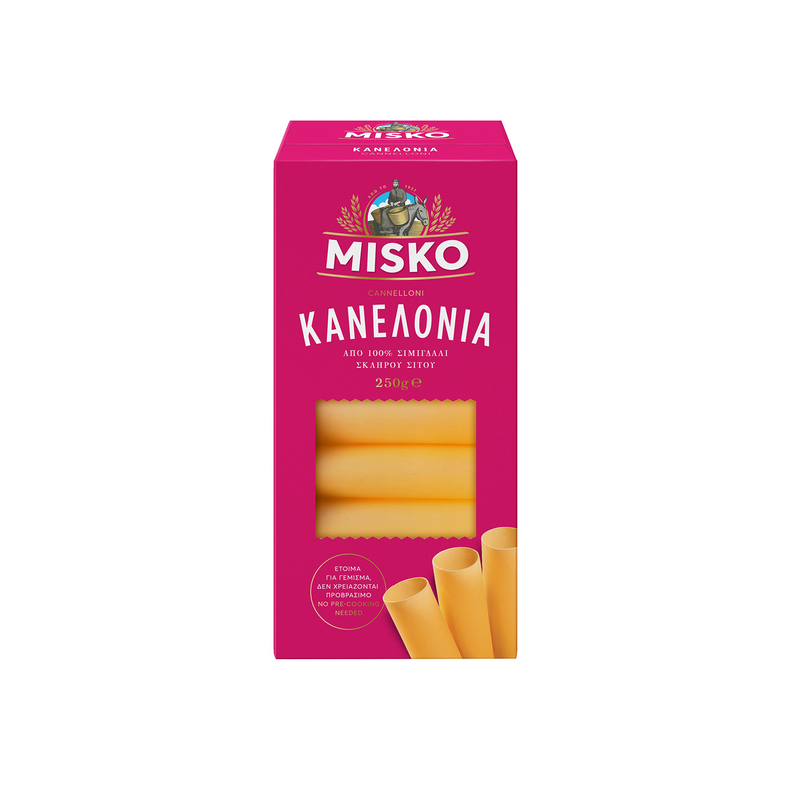 Misko πάστα ζυμαρικών κανελόνια 250g εικόνα 1