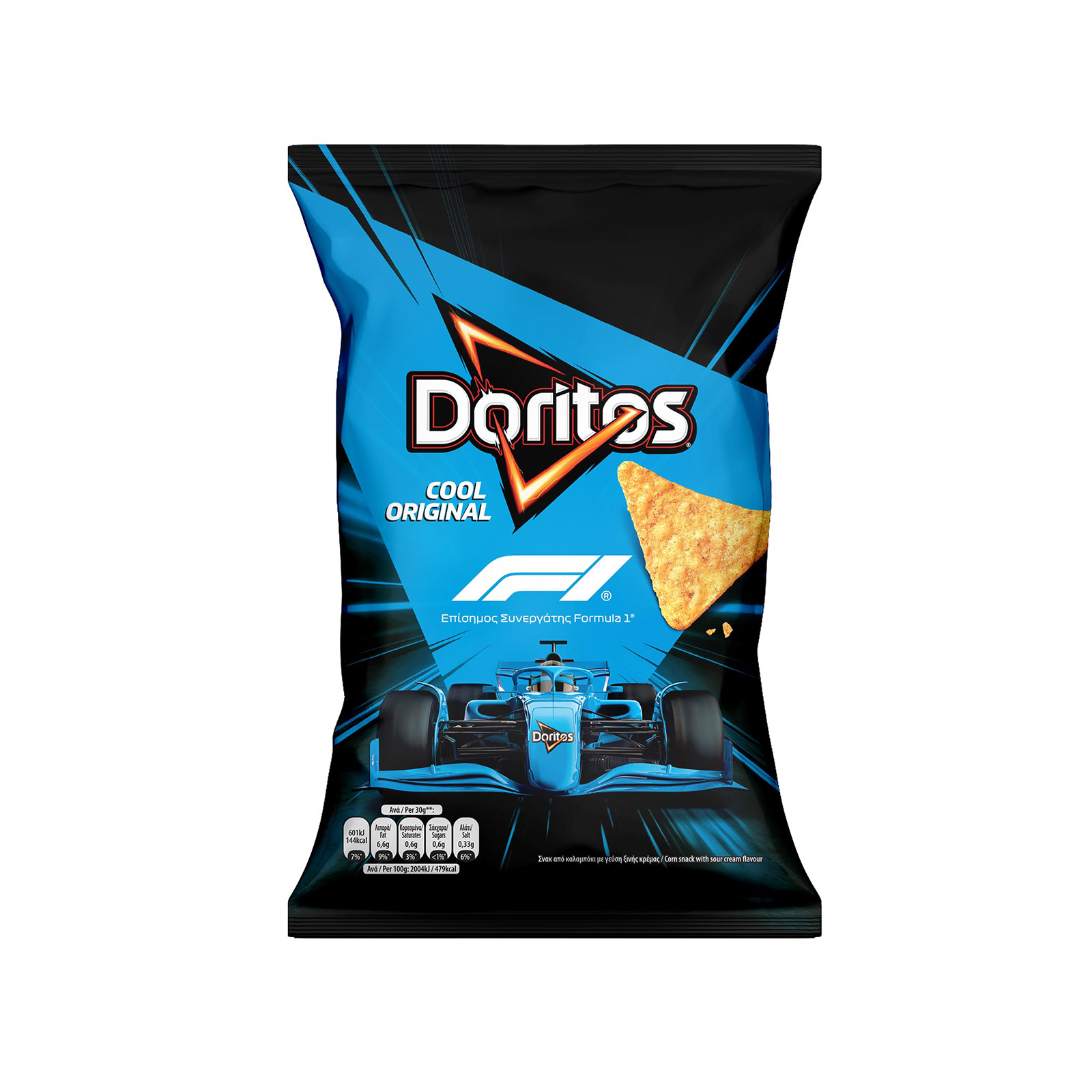 Doritos σνακ καλαμποκιού cool original sour cream 90g εικόνα 1