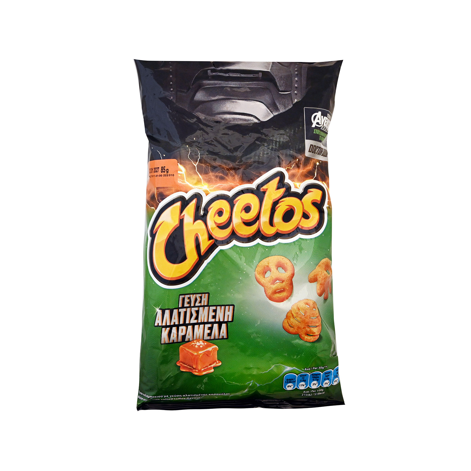 Cheetos σνακ καλαμποκιού αλατισμένη καραμέλα 85g εικόνα 1