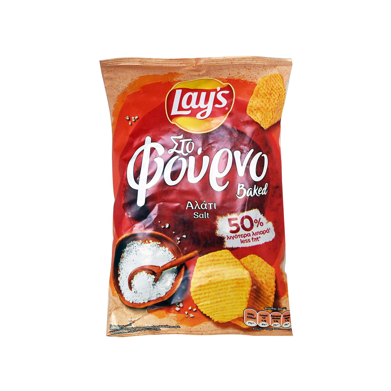 Lay's Στο Φούρνο τσιπς πατατάκια αλάτι 105g εικόνα 1
