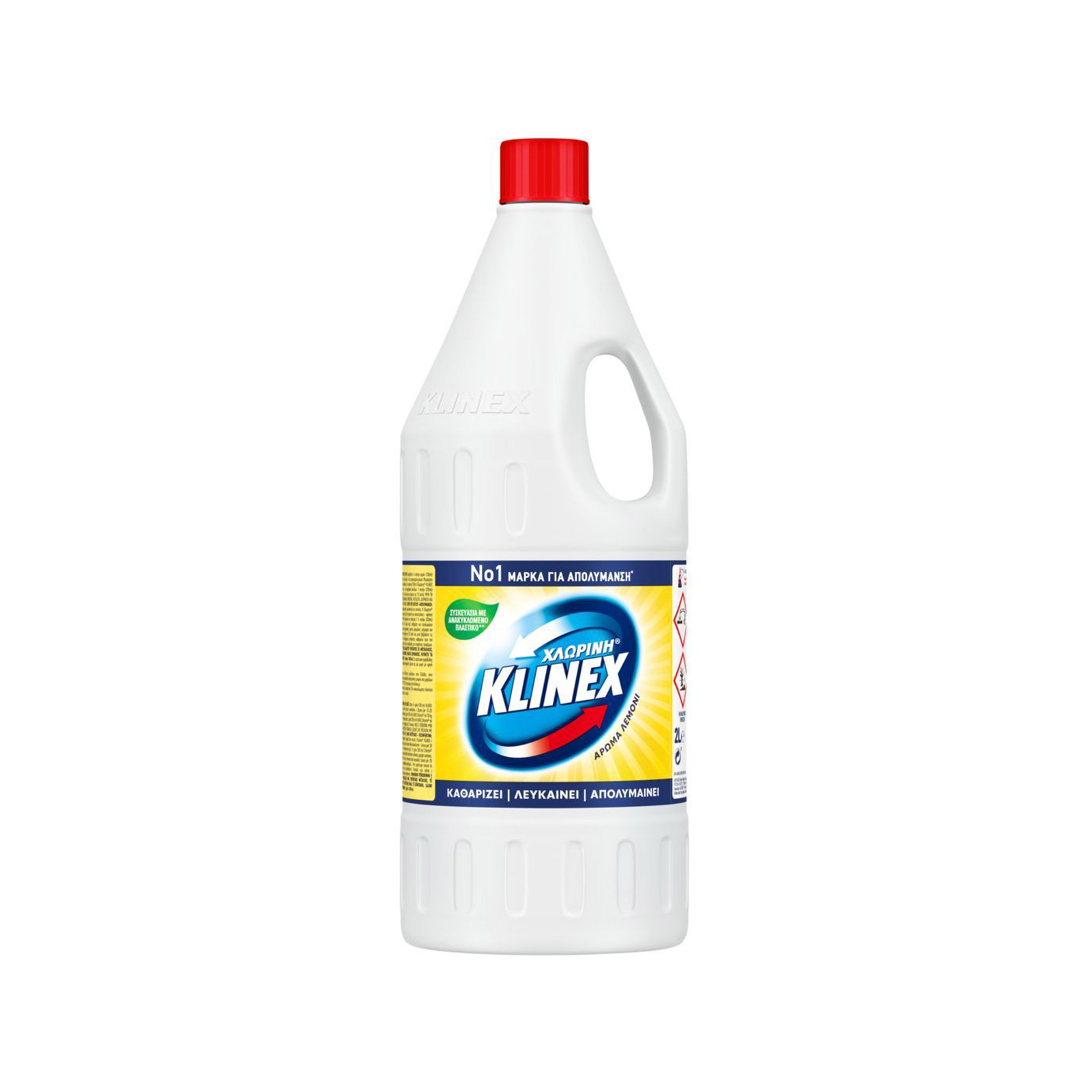 Klinex χλωρίνη lemon 2lt εικόνα 1