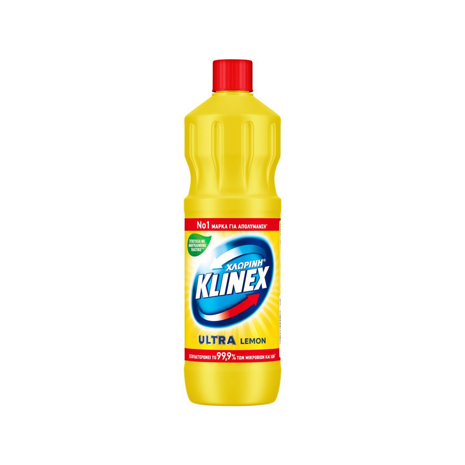 Klinex Ultra Protection χλωρίνη lemon 1250ml εικόνα 1