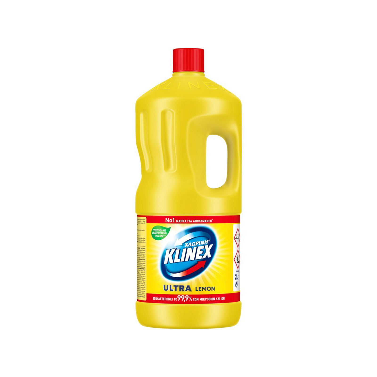 Klinex Ultra Protection χλωρίνη lemon 2lt εικόνα 1