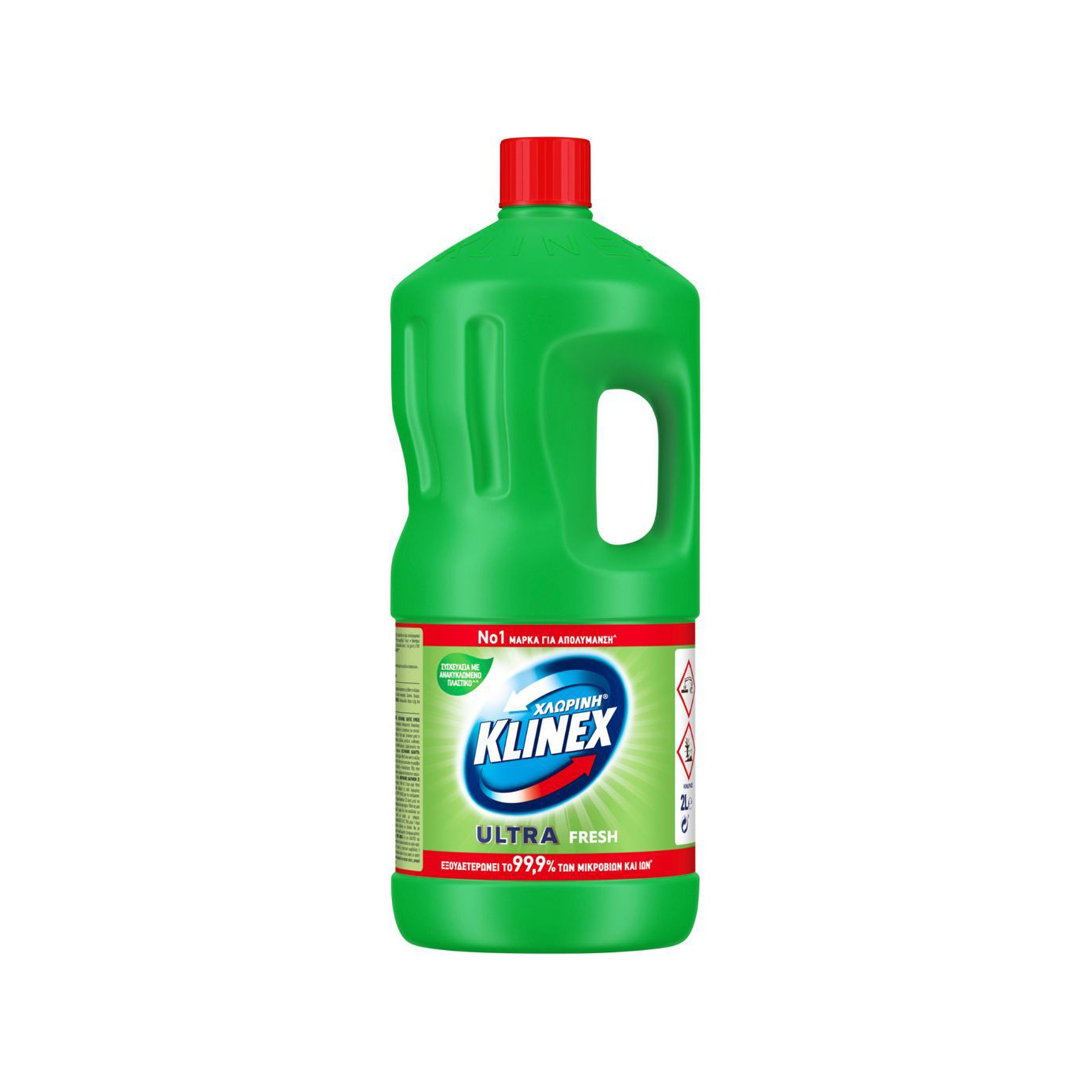 Klinex Ultra Protection χλωρίνη fresh 2lt εικόνα 1