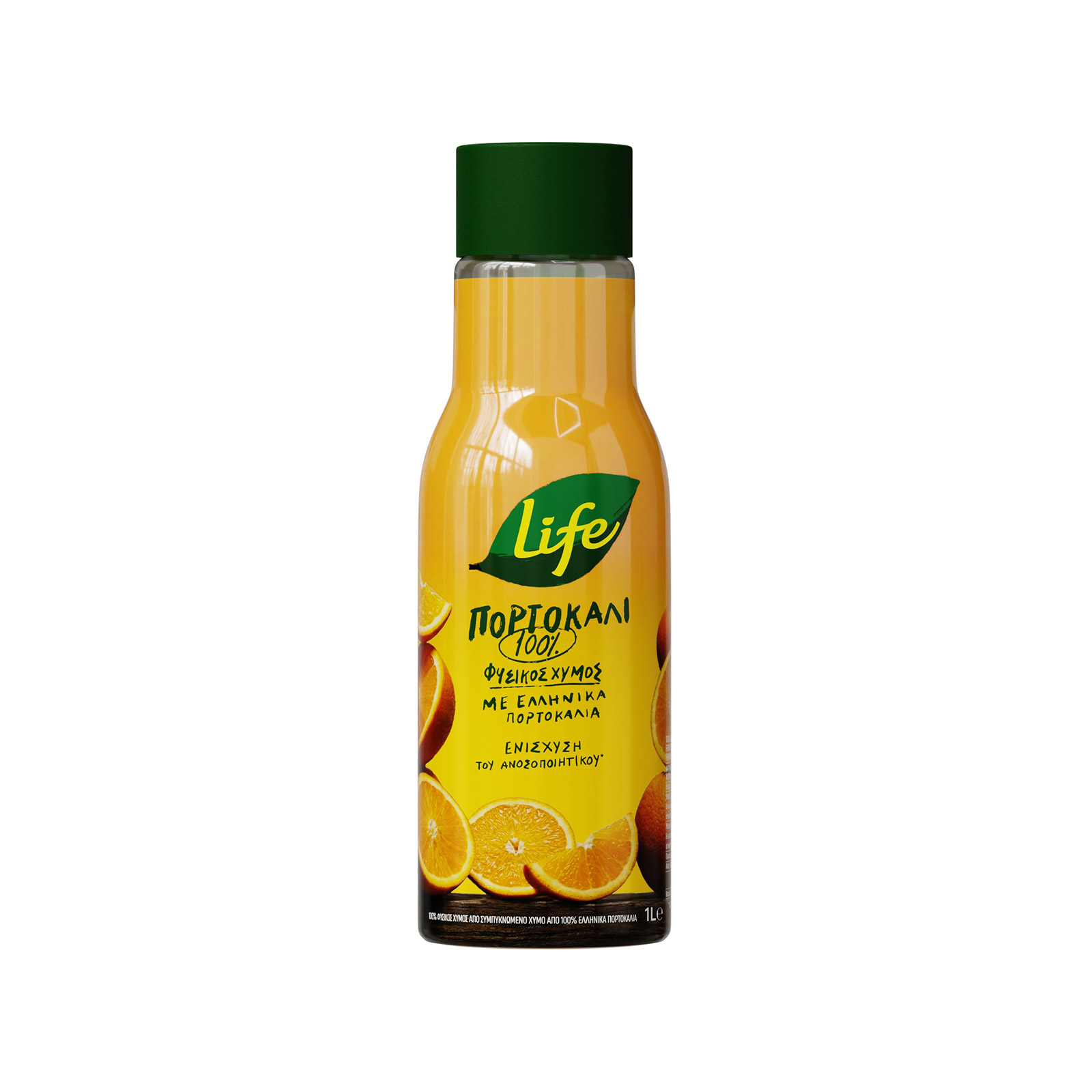 Life 100% φυσικός χυμός πορτοκάλι 1lt εικόνα 1