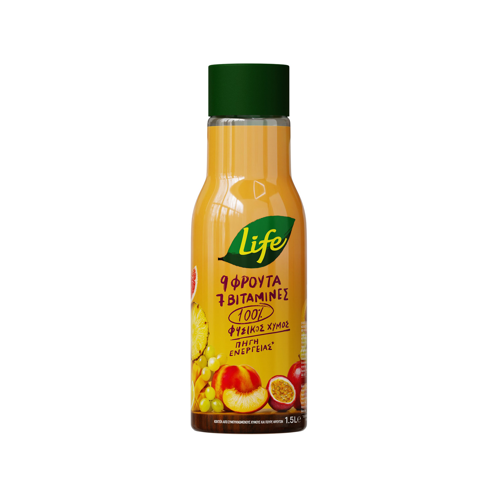 Life χυμός 9 φρούτα - 7 βιταμίνς 1.5lt εικόνα 1