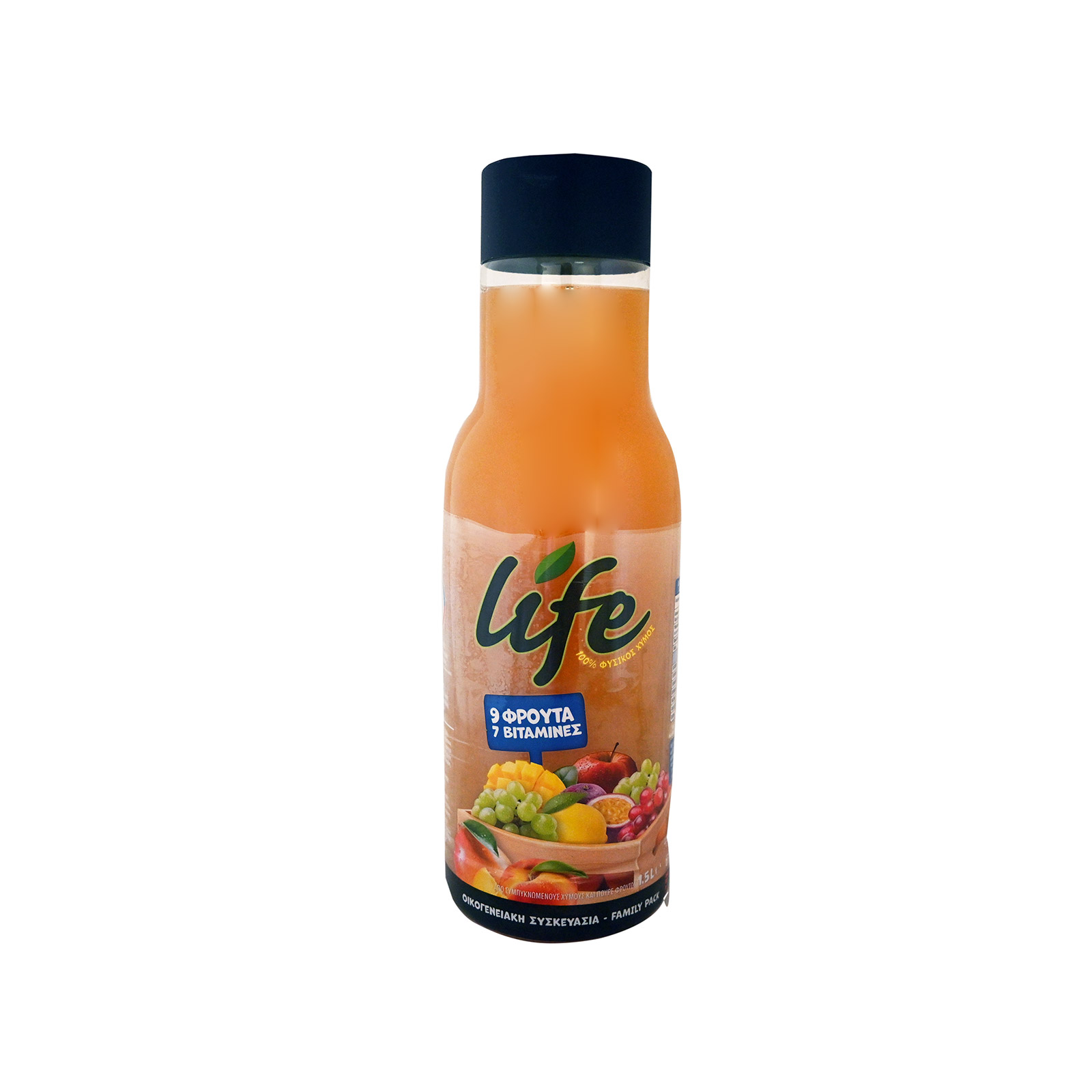 Life χυμός 9 φρούτα - 7 βιταμίνς 1.5lt εικόνα 1