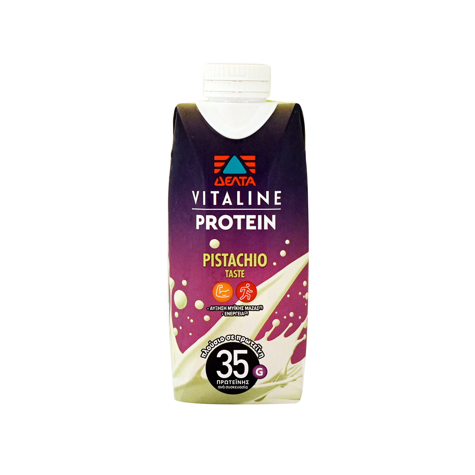 Vitaline Protein ρόφημα γάλακτος pistachio 330ml εικόνα 1