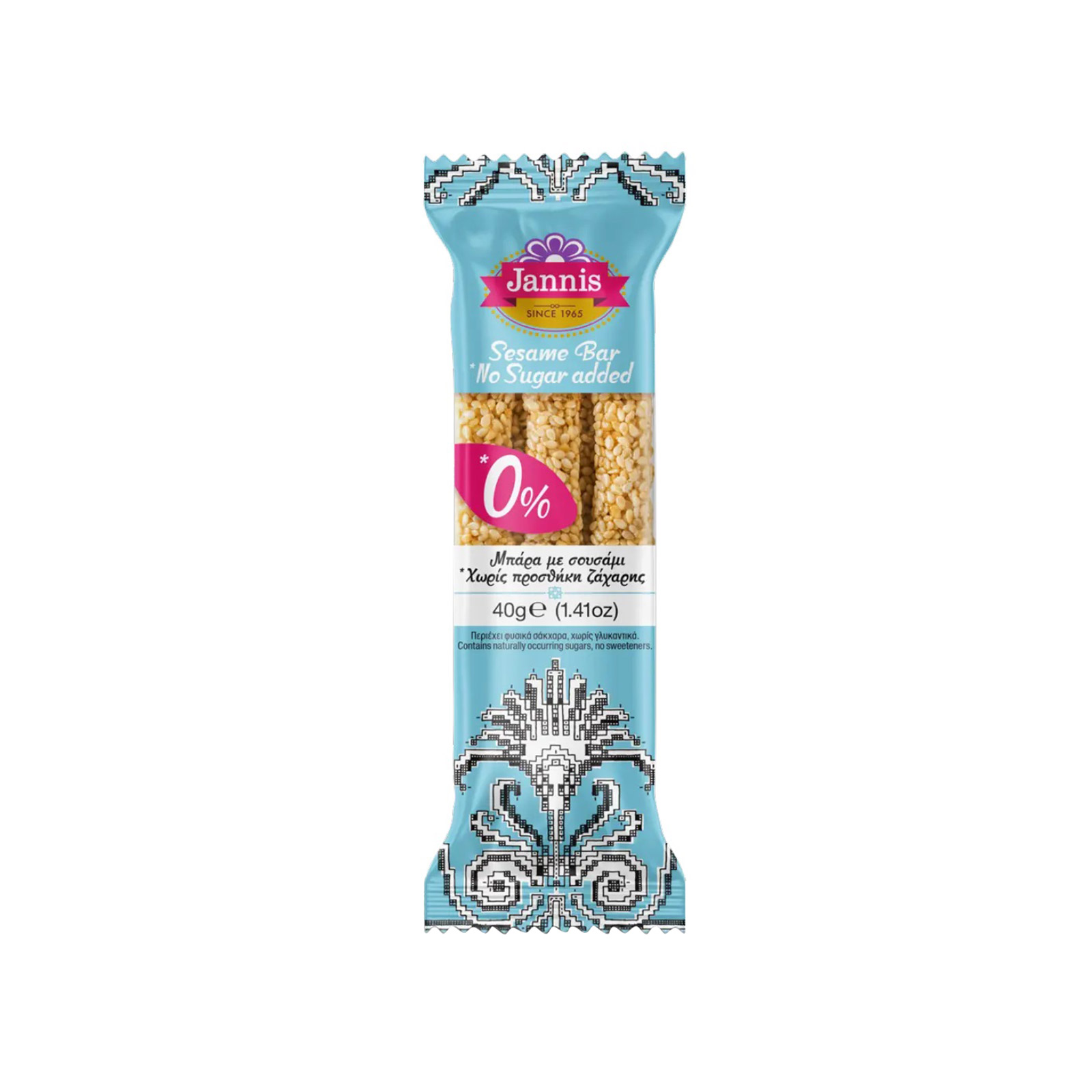 Jannis μπάρα με σουσάμι 40g εικόνα 1