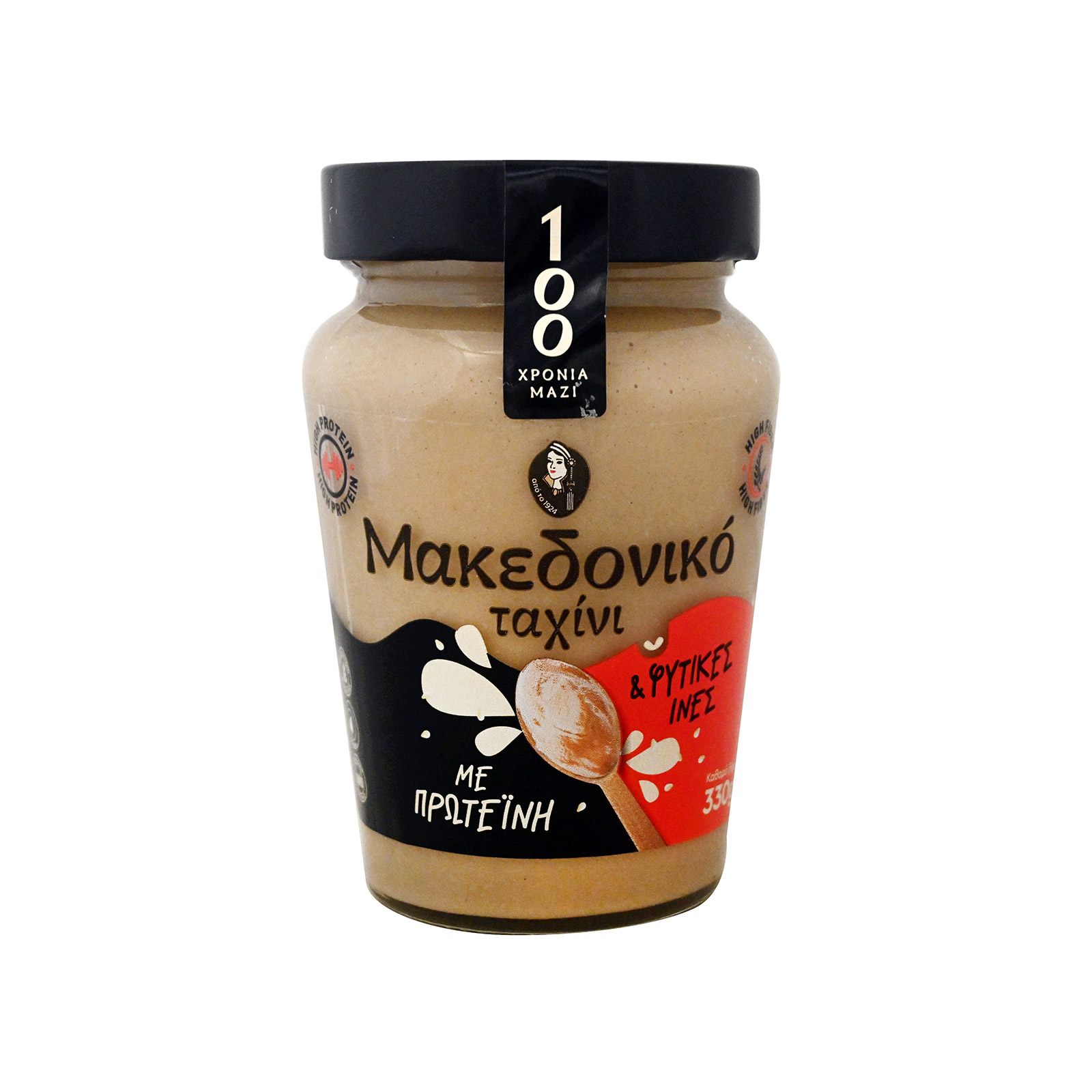 Αφοι Χαίτογλου Μακεδονικό ταχίνι με πρωτείνη & φυτικές ίνες 330g εικόνα 1