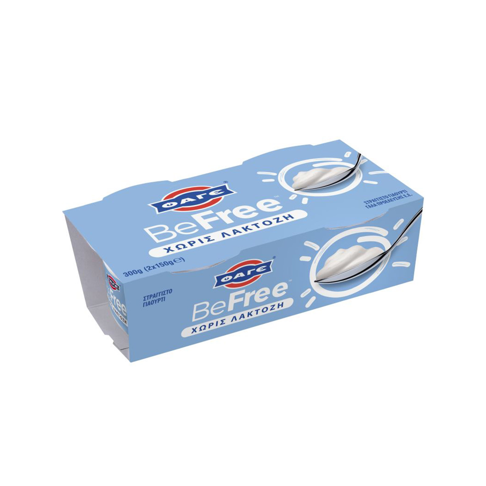 Φάγε Befree επιδόρπιο γιαουρτιού στραγγιστό 2x150g εικόνα 1