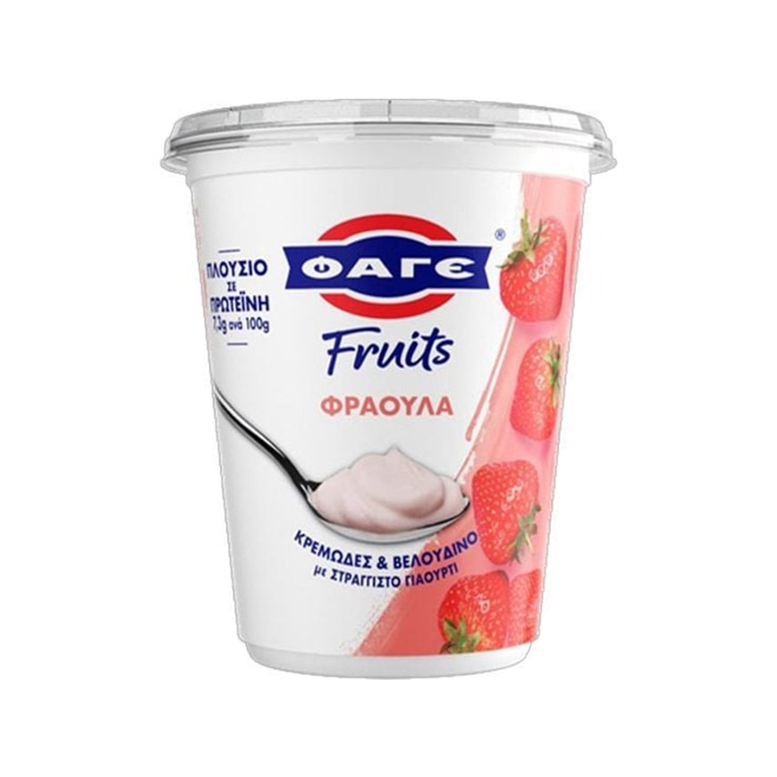 Φαγε Fruits επιδόρπιο στραγγιστού γιαουρτιού φράουλα 380g εικόνα 1