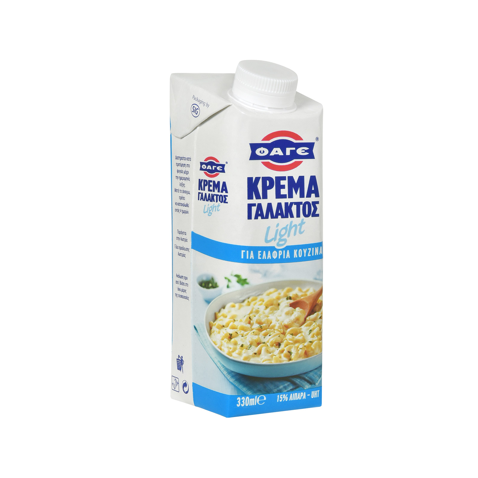 Φαγε Light κρέμα γάλακτος μακράς διάρκειας 330ml εικόνα 1
