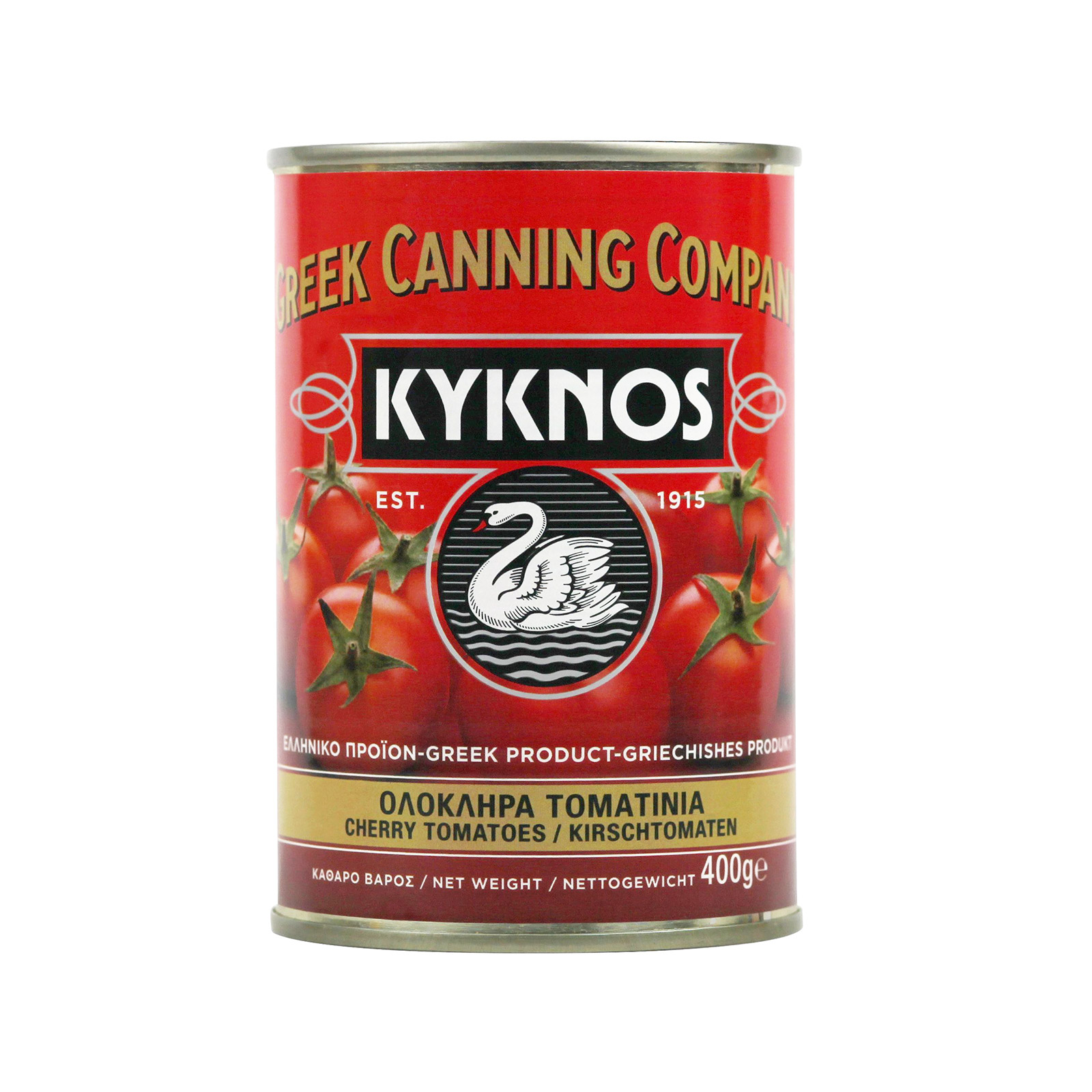Κύκνος τοματάκι ολόκληρο σε χυμό τομάτας ελαφρώς συμπυκνωμένος 400g εικόνα 1