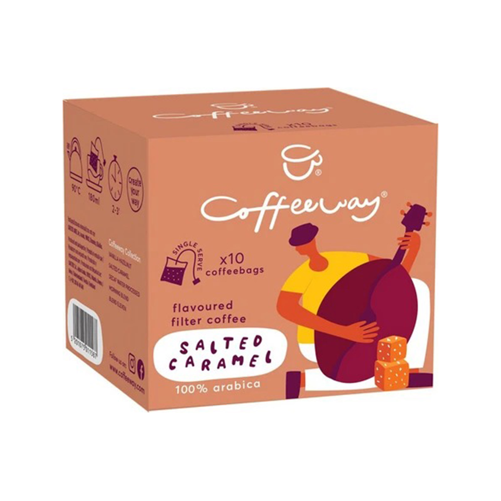 Coffeeway καφές φίλτρου salted caramel 75g εικόνα 1