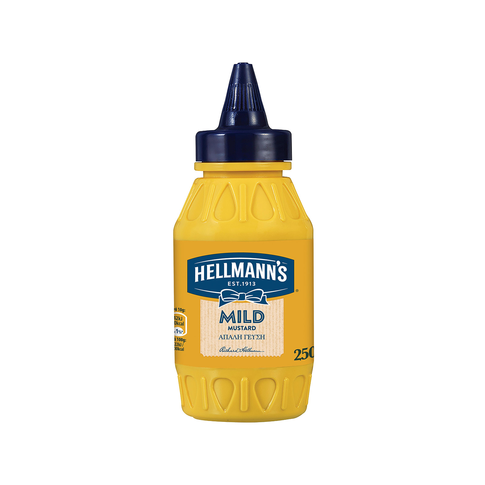 Hellmann's μουστάρδα απαλή 250g εικόνα 1