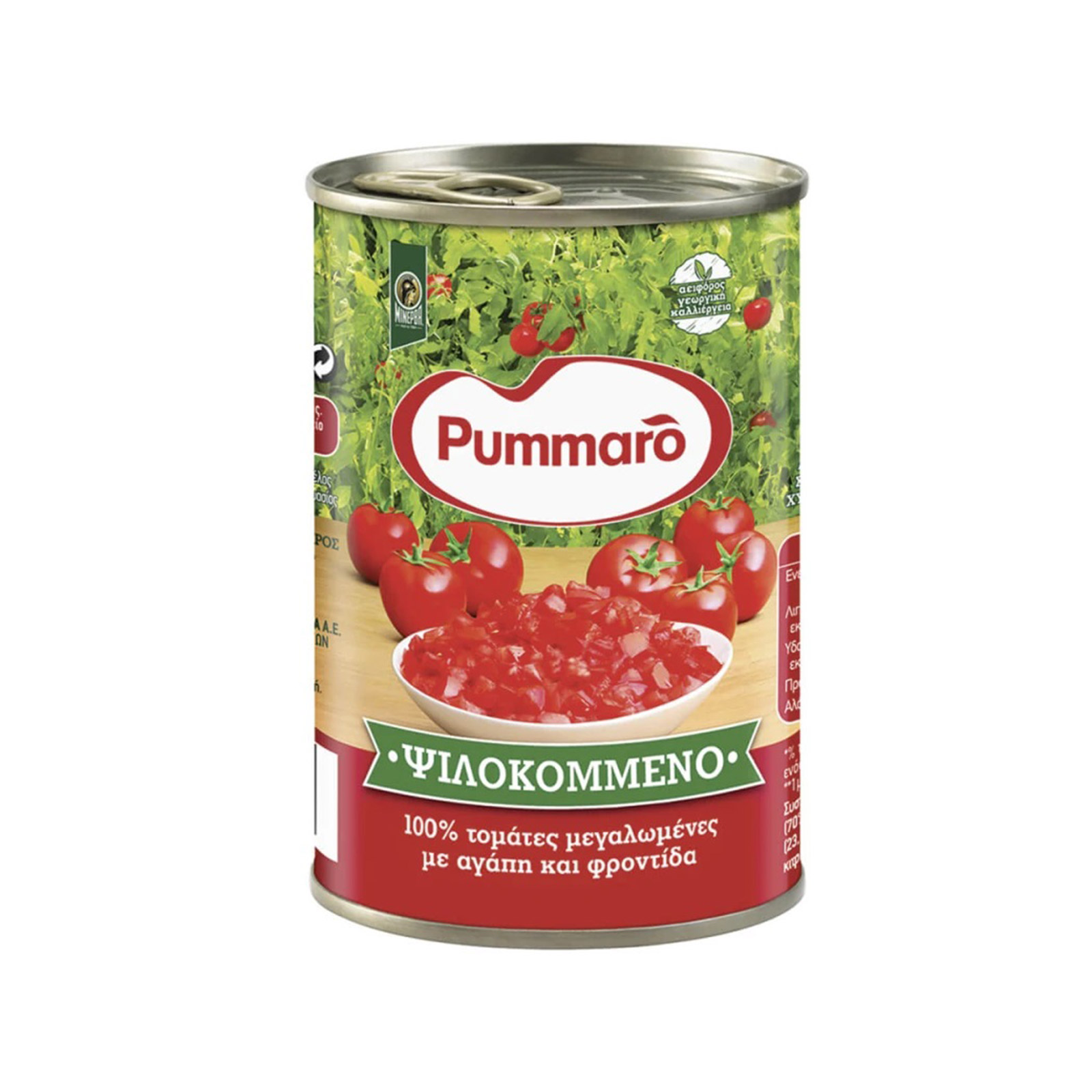 Pummaro τοματάκι ψιλοκομμένο αποφλοιωμένο 400g εικόνα 1