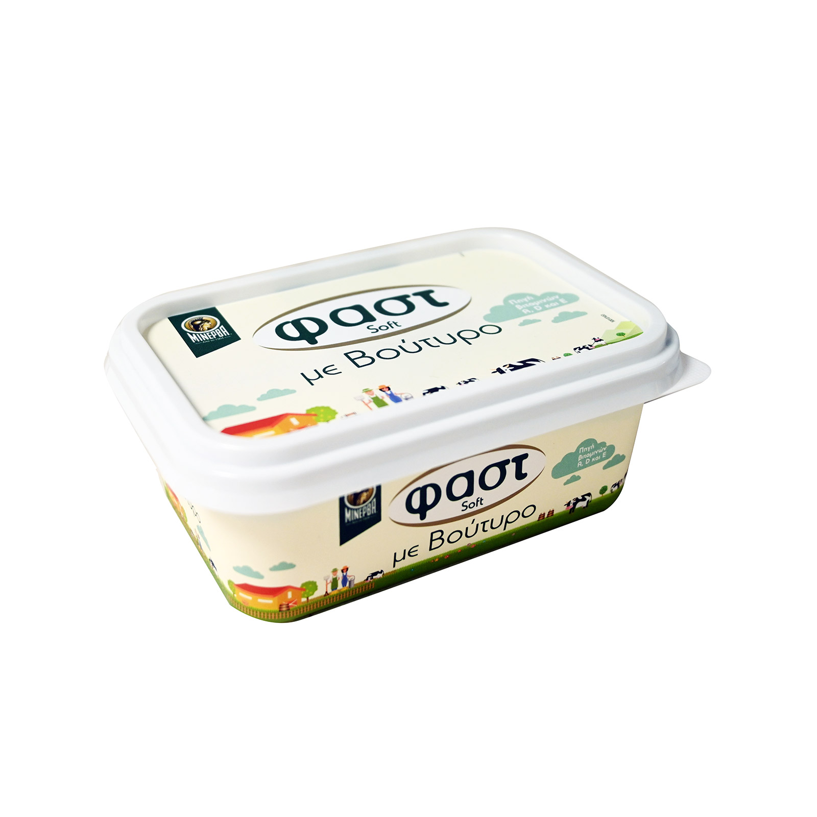 Μινέρβα Φαστ μαργαρίνη soft με βούτυρο 225g εικόνα 1