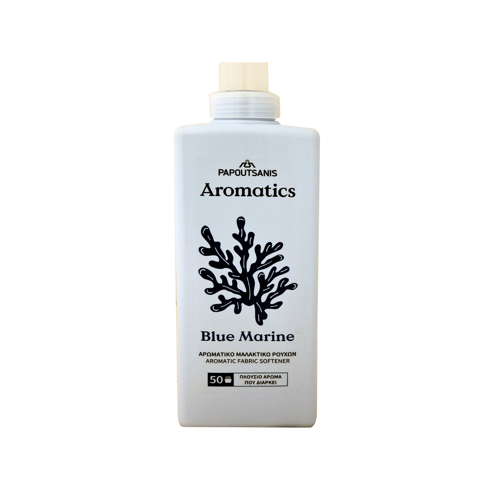 Papoutsanis Aromatics μαλακτικό ρούχων blue marine 1 lt 50μεζ εικόνα 1