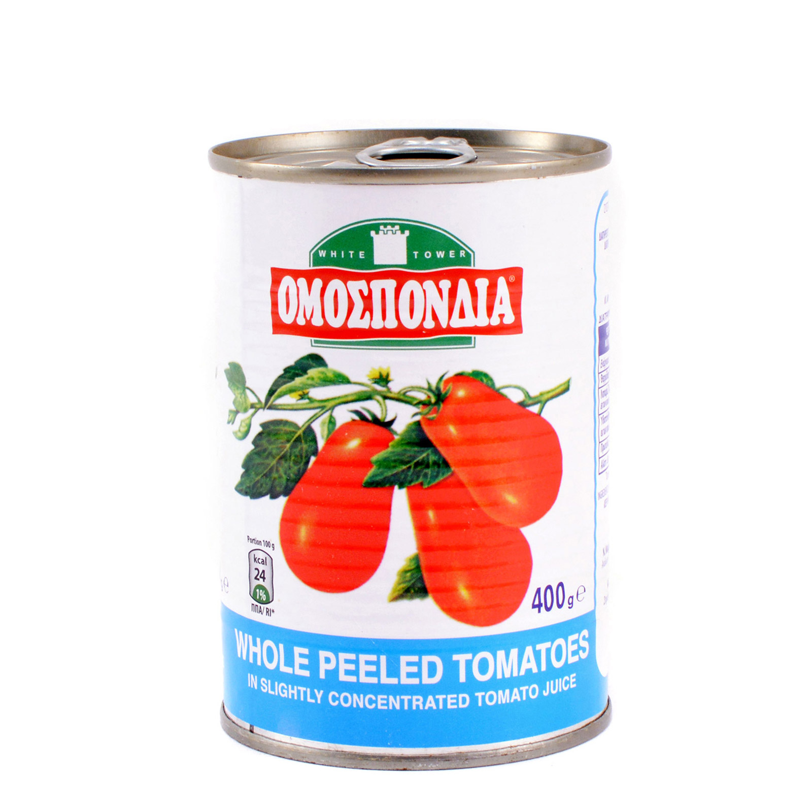 Ομοσπονδία τοματάκι ολόκληρο αποφλοιωμένο 400g εικόνα 1