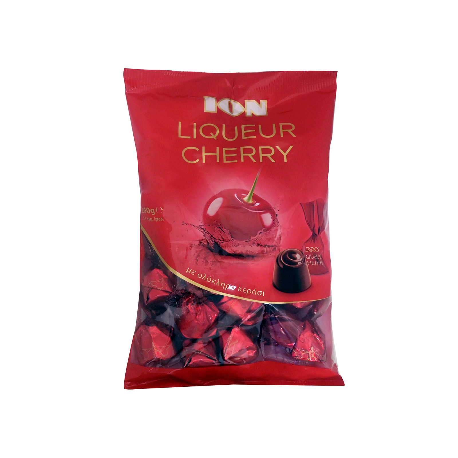 Ιον σοκολατάκια υγείας liqueur cherry 260g εικόνα 1