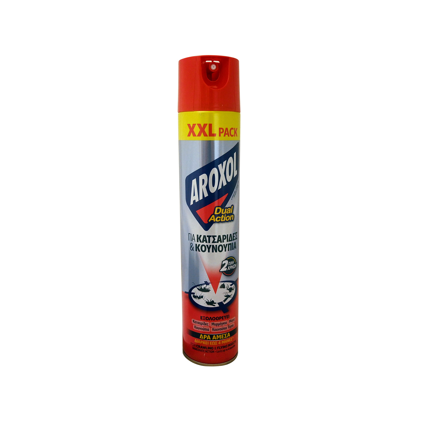 Aroxol Dual Action spray για κατσαρίδες & κουνούπια 580ml εικόνα 1