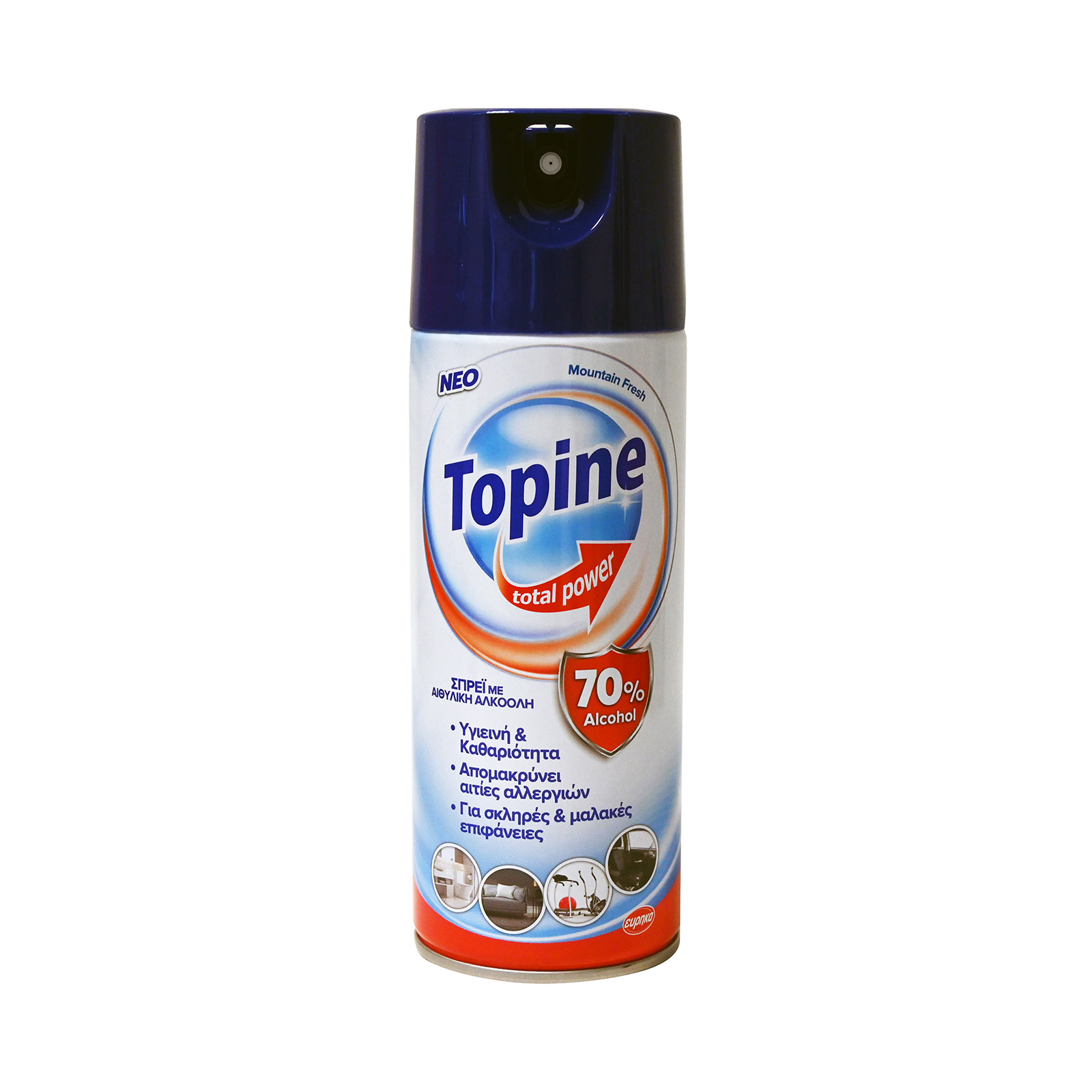 Topine Total Power spray Mountain Fresh with Ethanol 400ml image 1