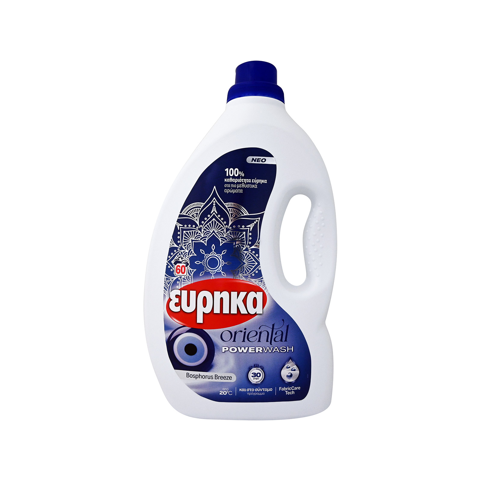 Εύρηκα Oriental υγρό απορρυπαντικό ρούχων bosphorus breeze 2,4 lt 60μεζ εικόνα 1