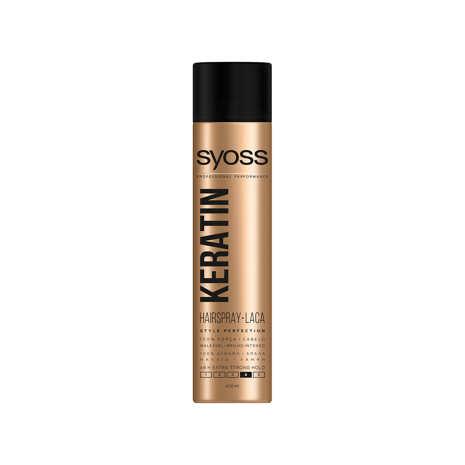 Syoss Keratin λακ μαλλιών extra strong 400ml εικόνα 1