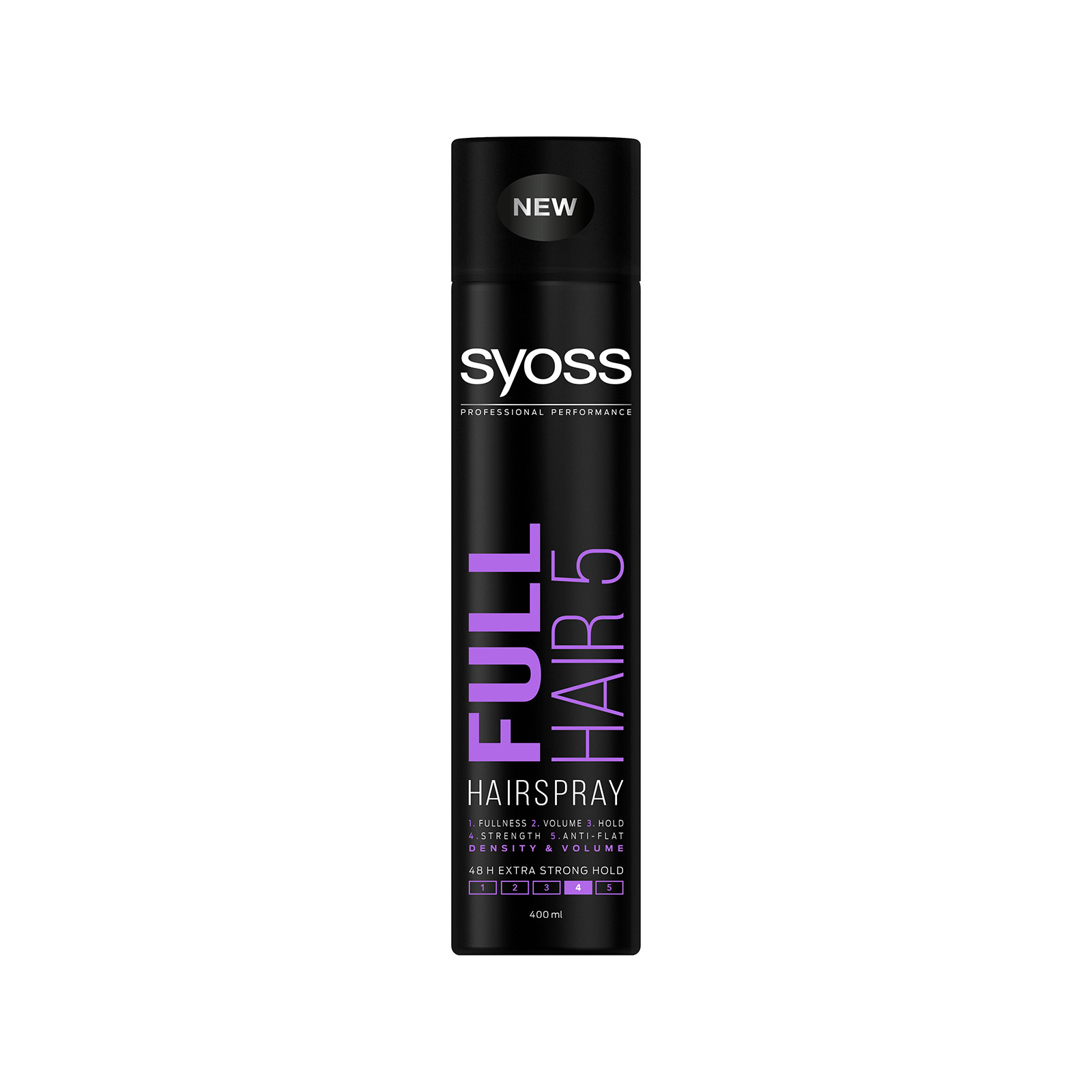 Syoss Full hair 5 spray μαλλιών 48h extra strong hold 04 400ml εικόνα 1