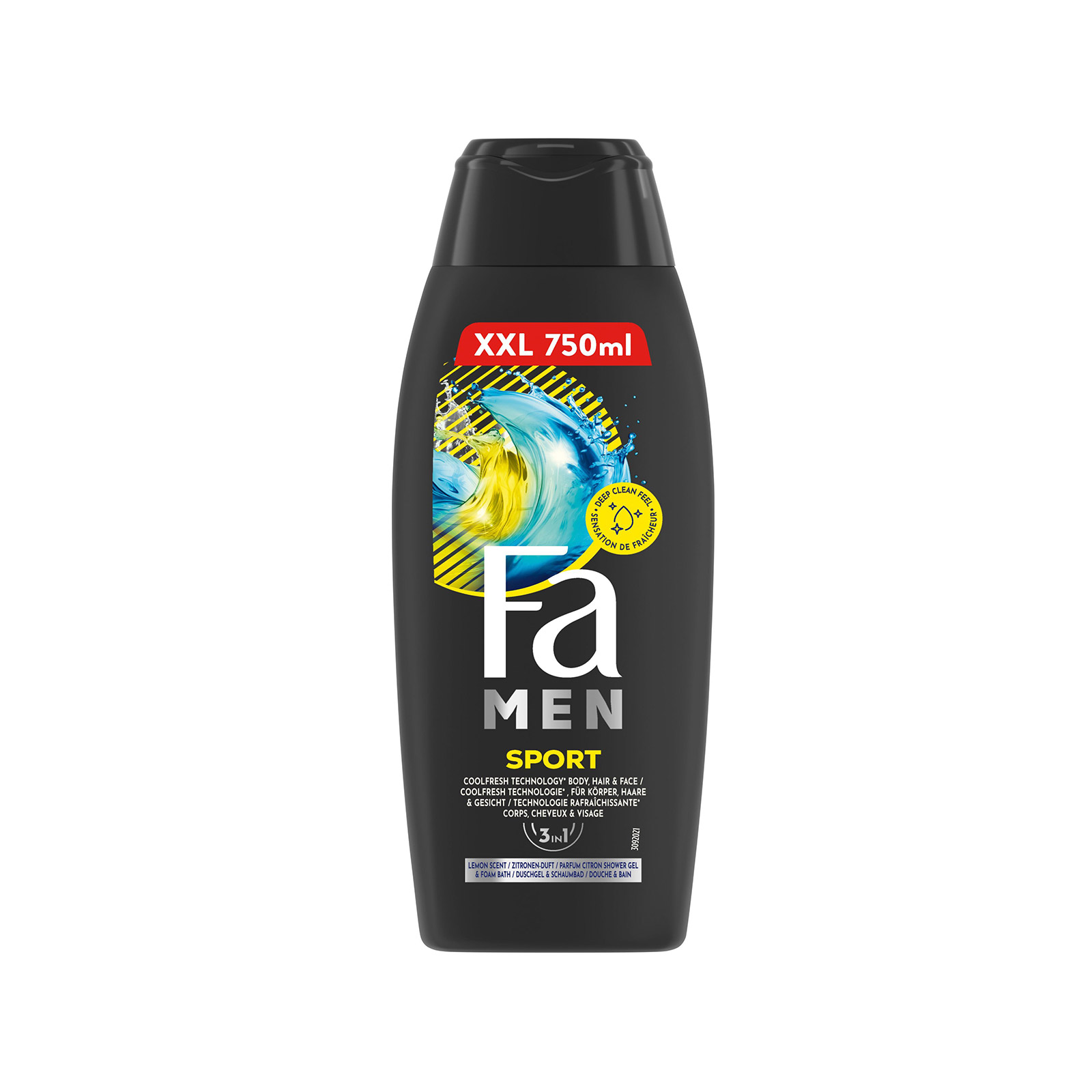 Fa Active Sport body wash for men Energising Scent for men 750ml image 1