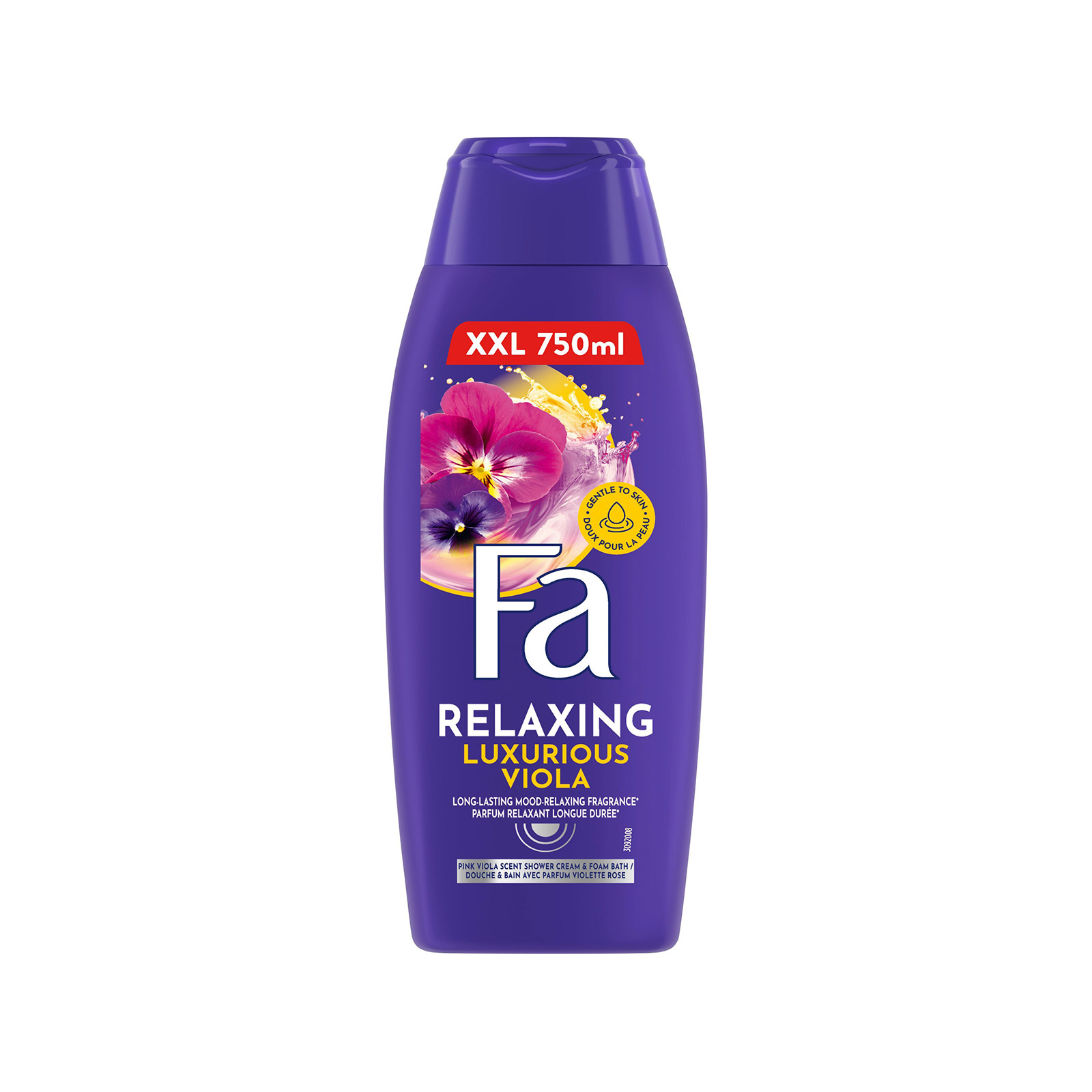 Fa Luxurious Moments αφρόλουτρο black amethyst & pink viola scent 750ml εικόνα 1