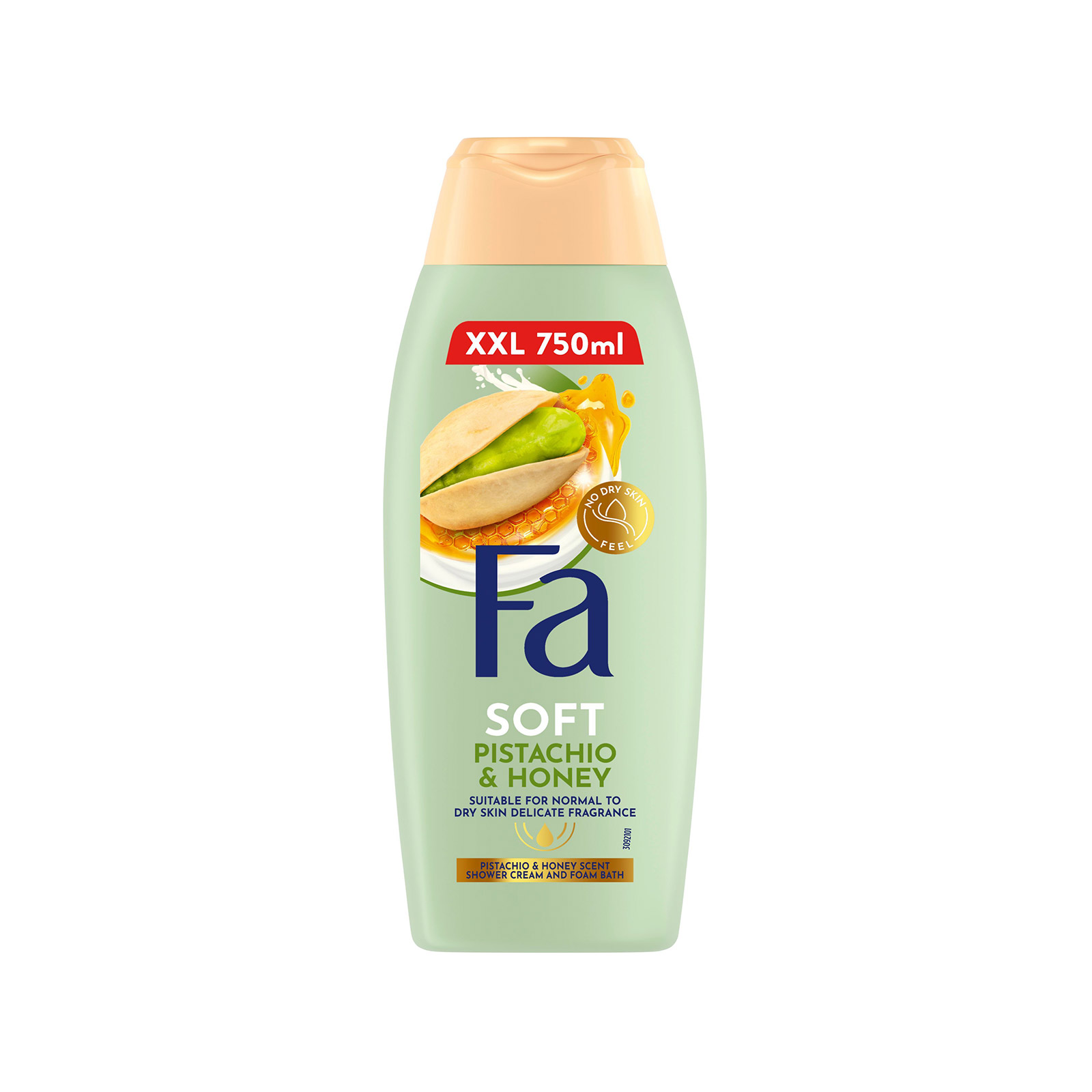 Fa αφρόλουτρο soft pistachio & honey 750ml εικόνα 1