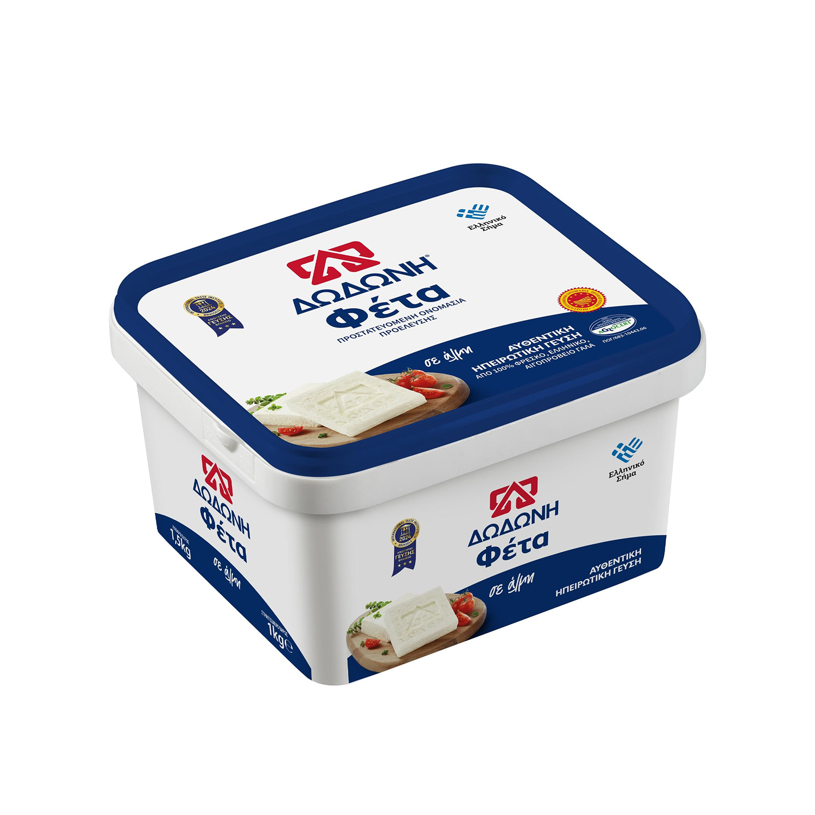 Dodoni feta cheese in brine PDO 1kg image 1