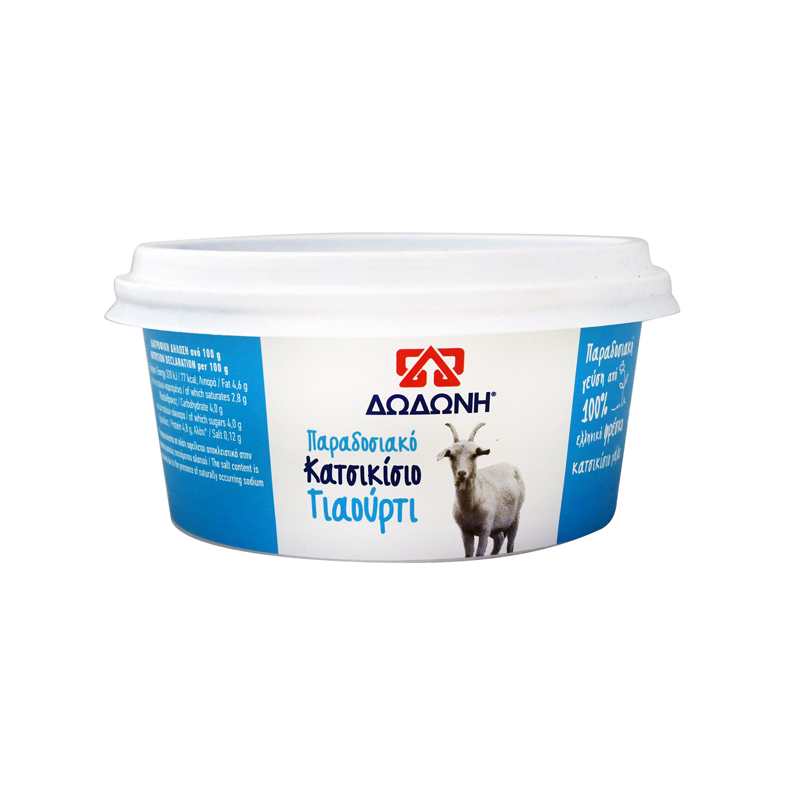 Δωδώνη Παραδοσιακό γιαούρτι κατσικίσιο 200g εικόνα 1