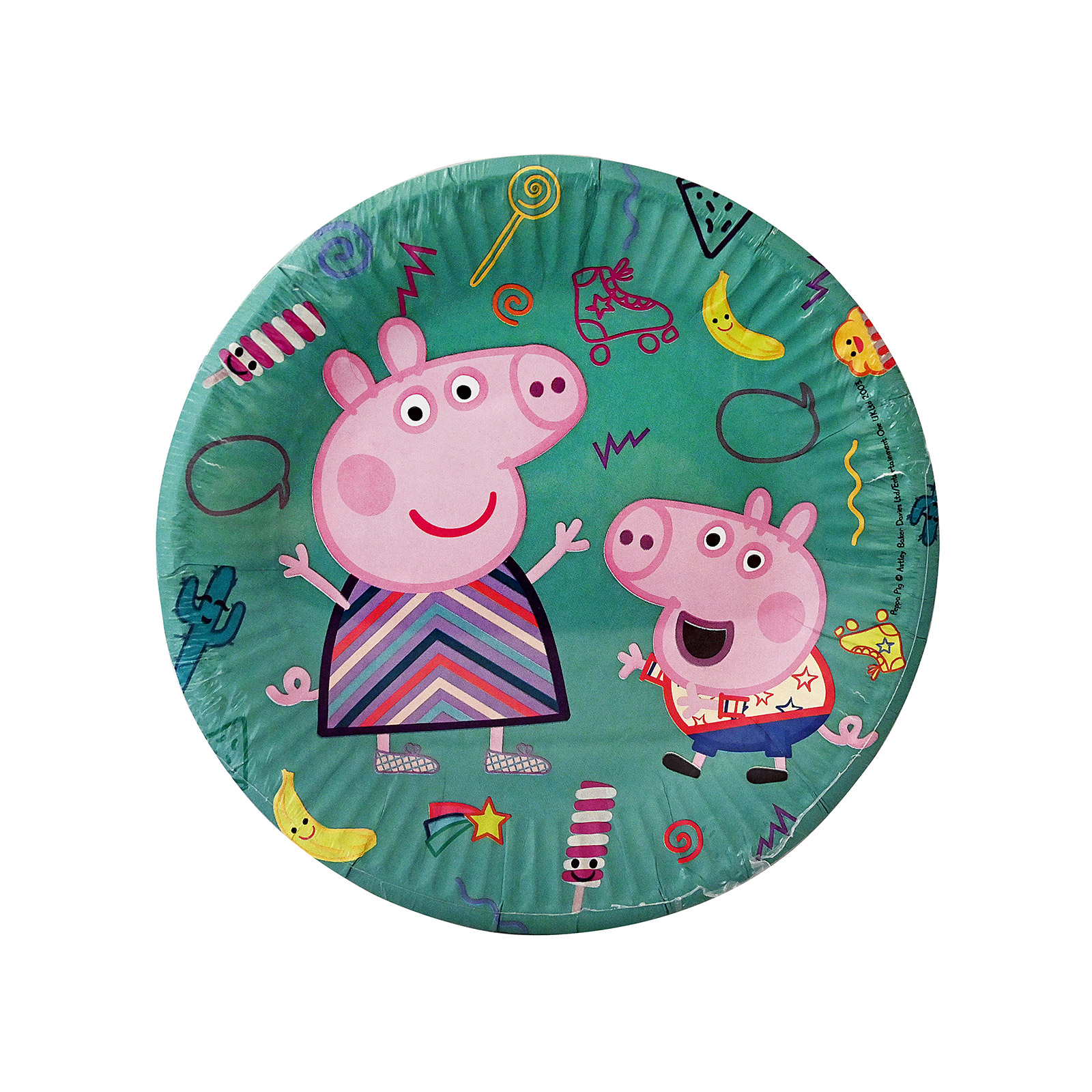 Hasbro Peppa Pig πιάτα μιας χρήσης 8τεμ εικόνα 1