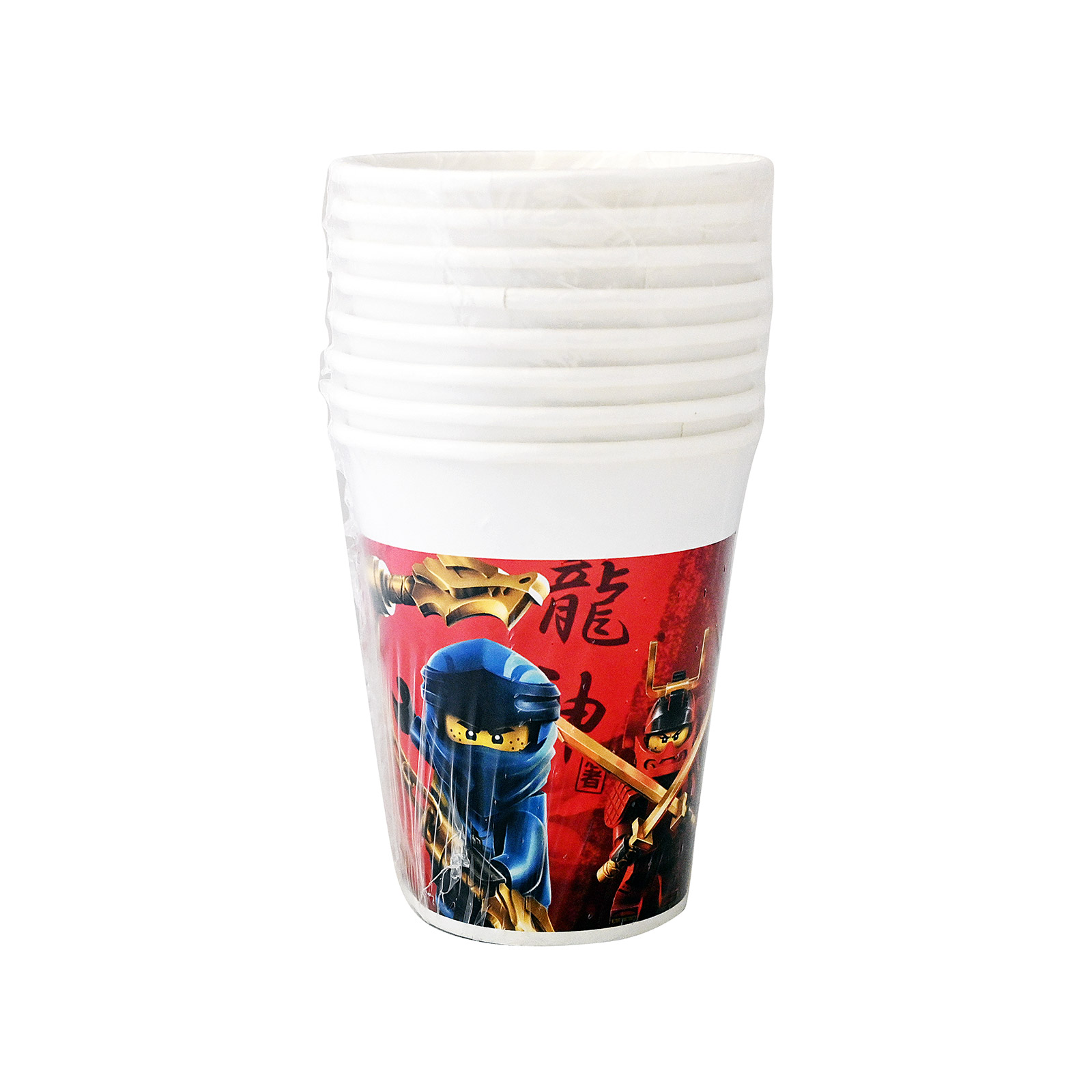Lego Ninjago ποτήρια μίας χρήσης 200ml 8τεμ εικόνα 1