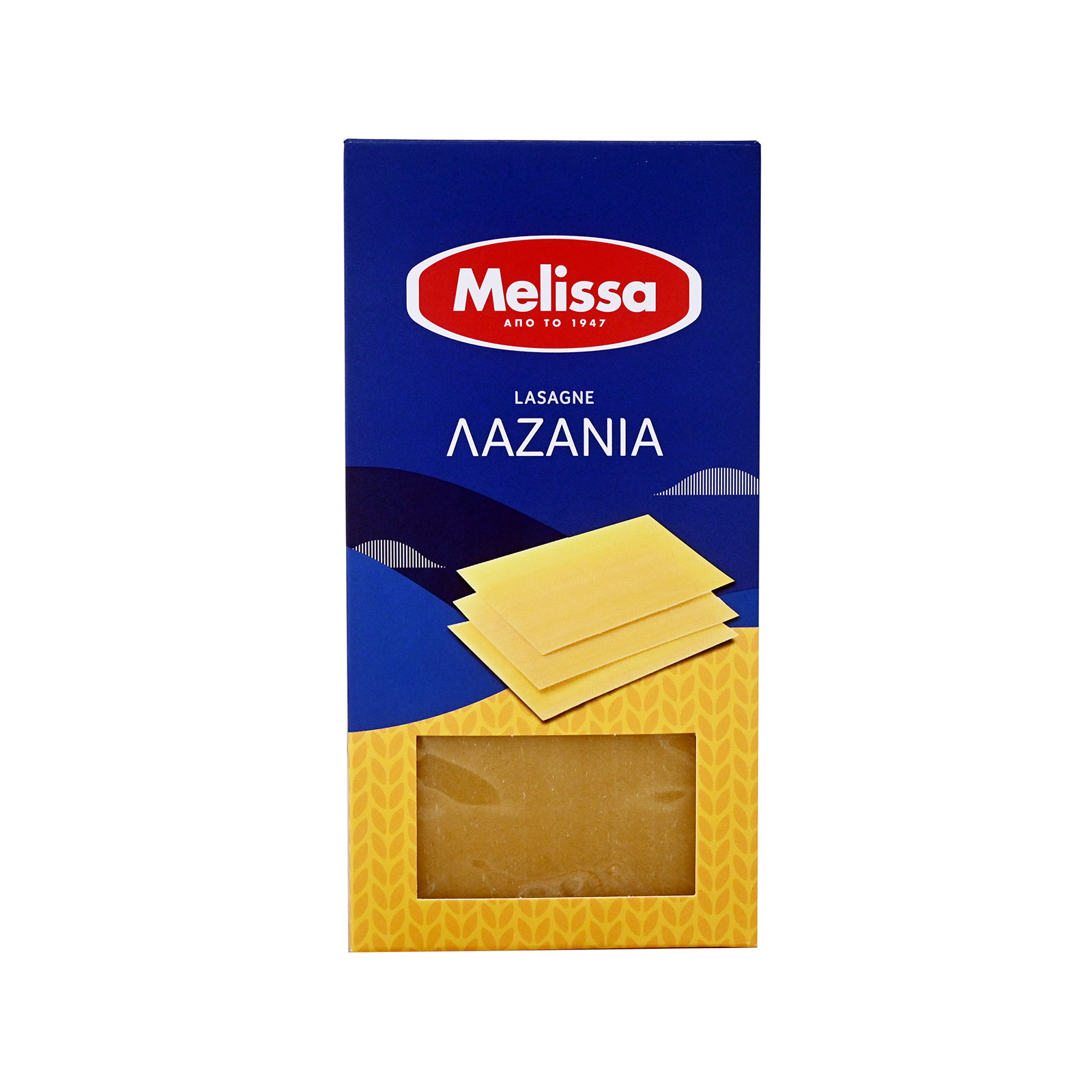 Melissa πάστα ζυμαρικών λαζάνια 500g εικόνα 1