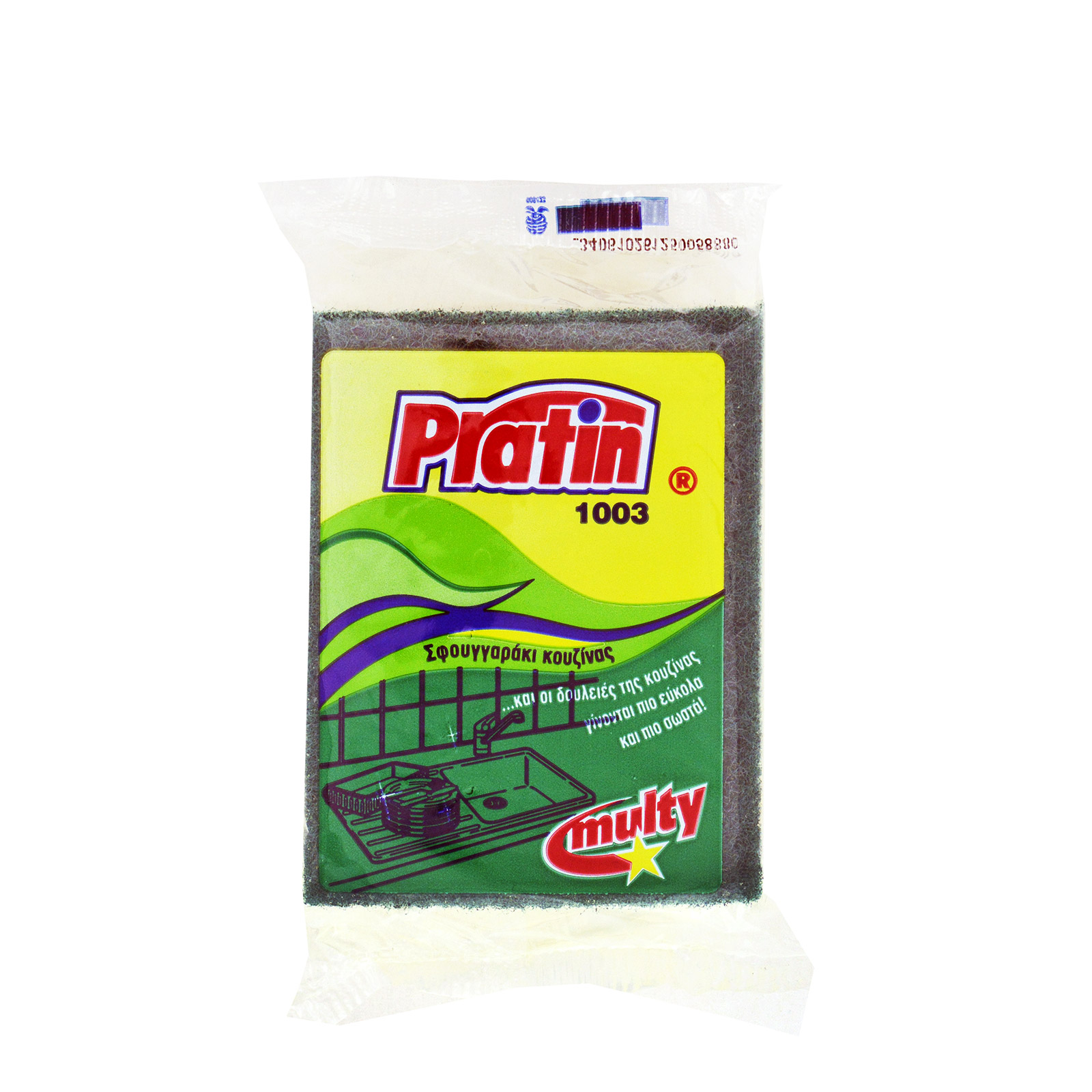 Pratin No 1003 σφουγγαράκι κουζίνας εικόνα 1