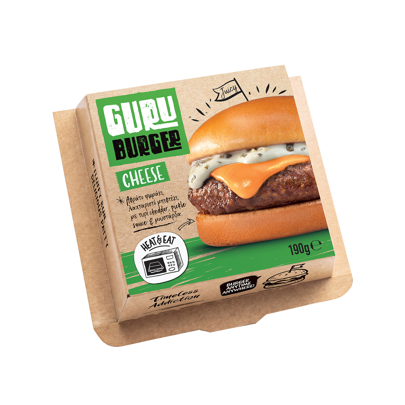 Guru cheeseburger 190g εικόνα 1