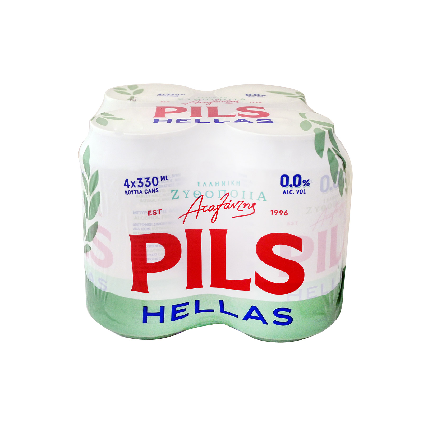 Pils 0.0% χωρίς αλκοόλ μπίρα 4x330ml εικόνα 1