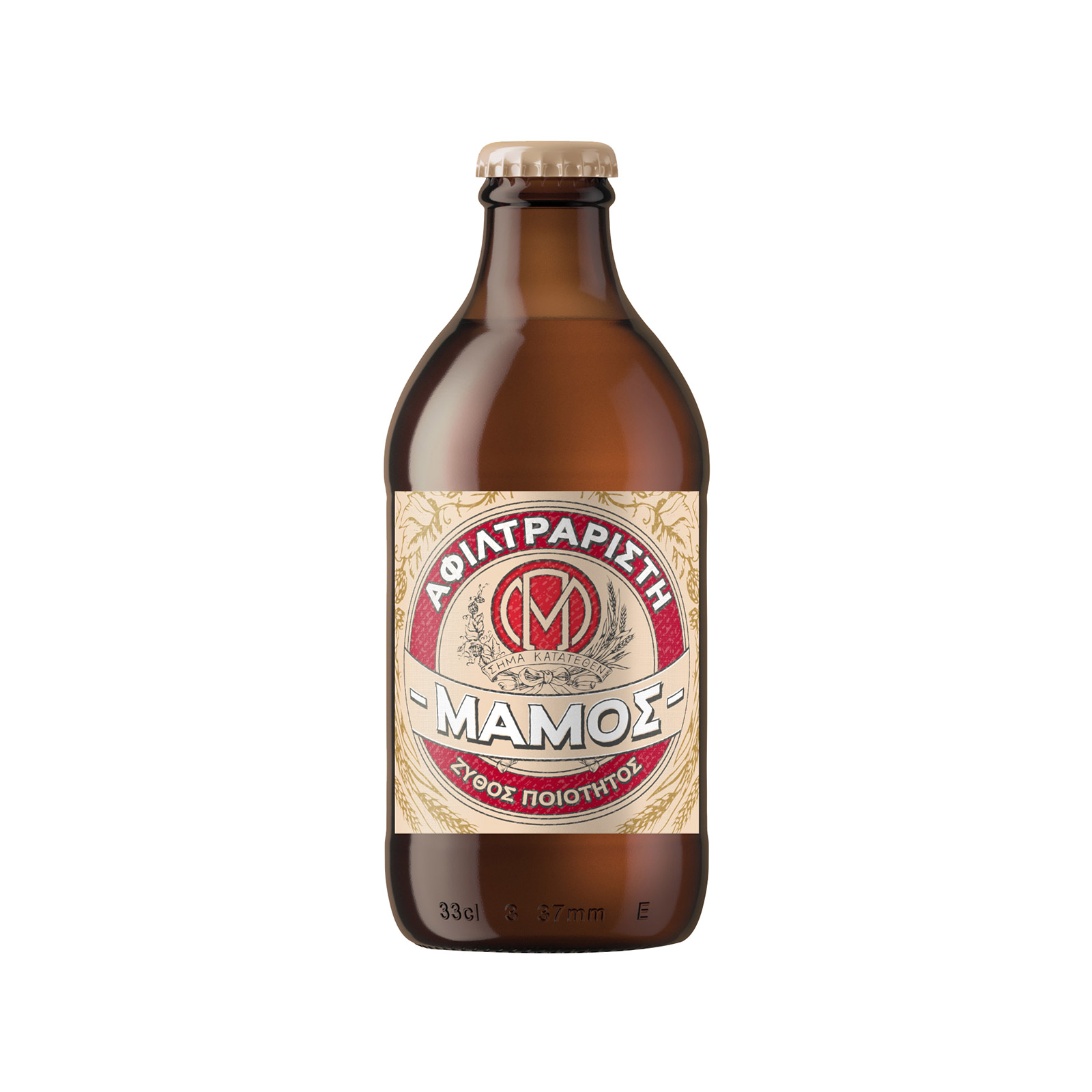 Μάμος μπίρα αφιλτράριστη 330ml εικόνα 1