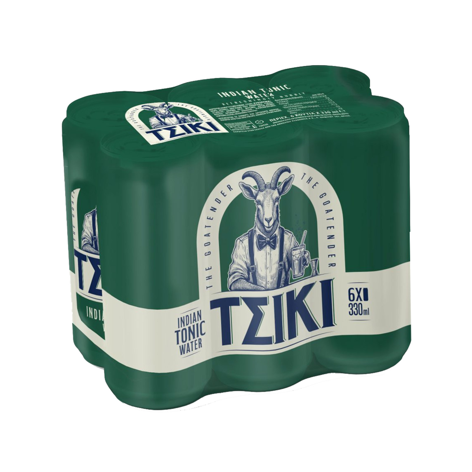 Τσικι Indian tonic water αναψυκτικό 6x330ml εικόνα 1