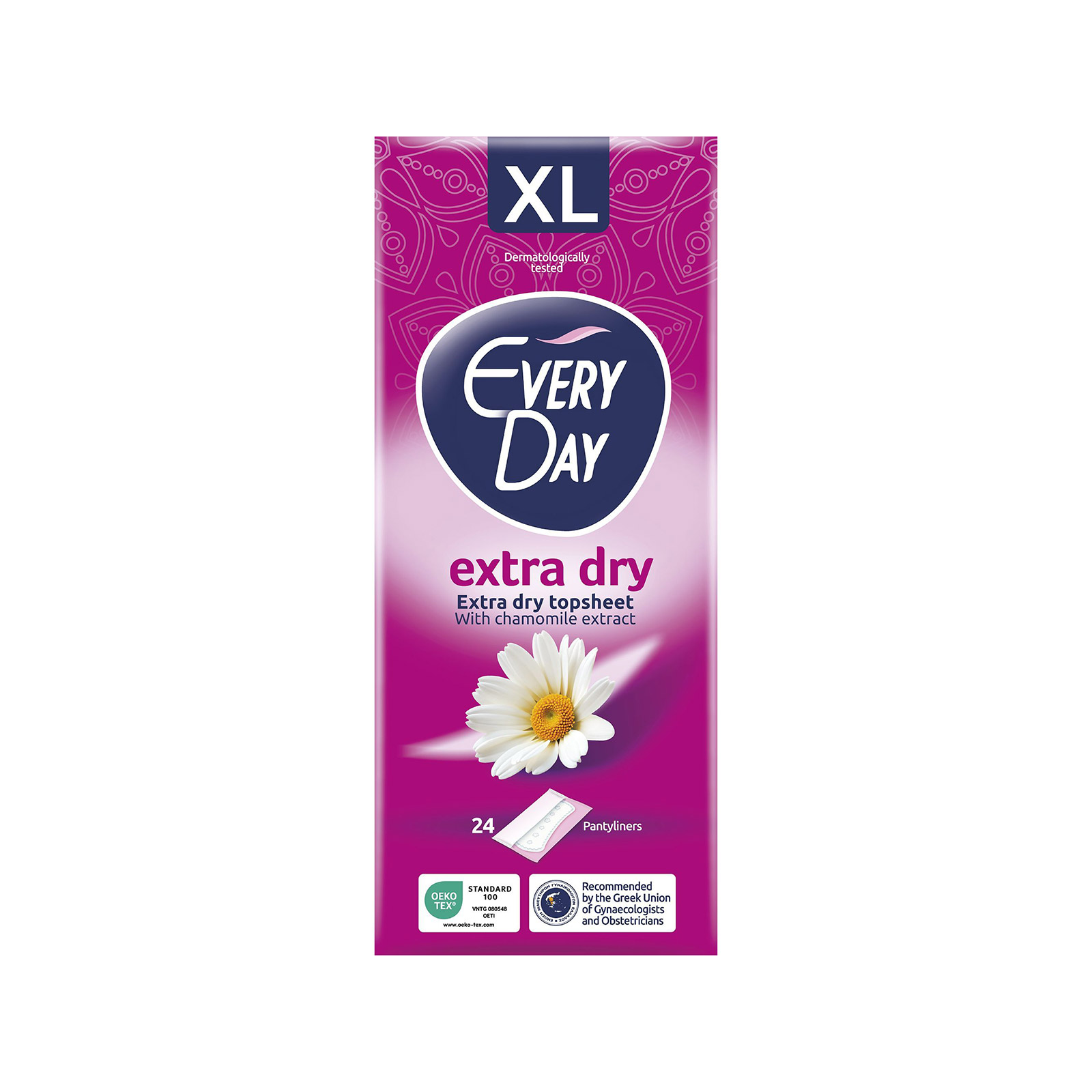 Everyday Extra Dry σερβιετάκια xl/ with chamomile extract 24τεμ εικόνα 1