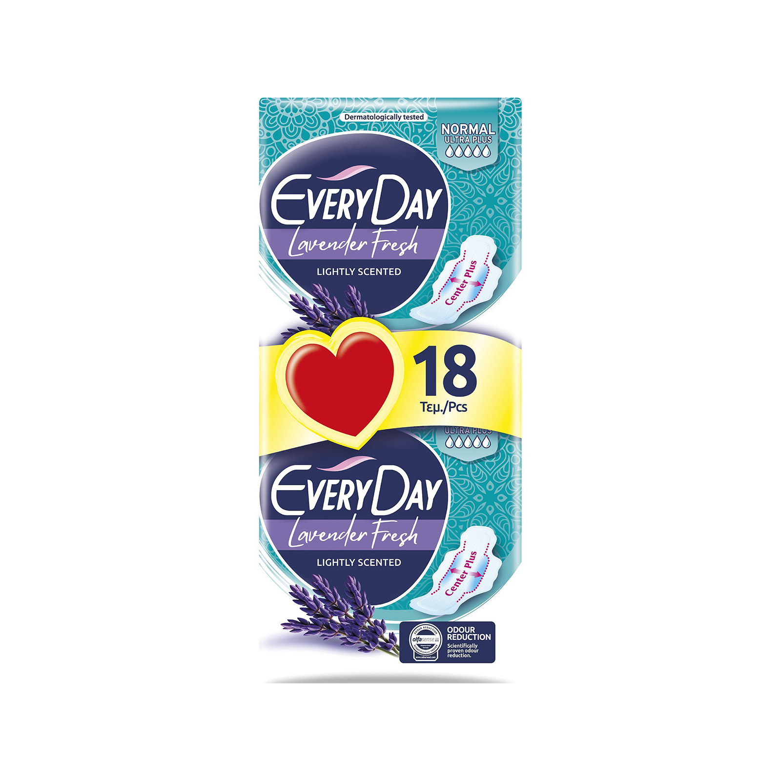 Everyday Fresh σερβιέτες normal/ ultra plus με φτερά 18τεμ εικόνα 1
