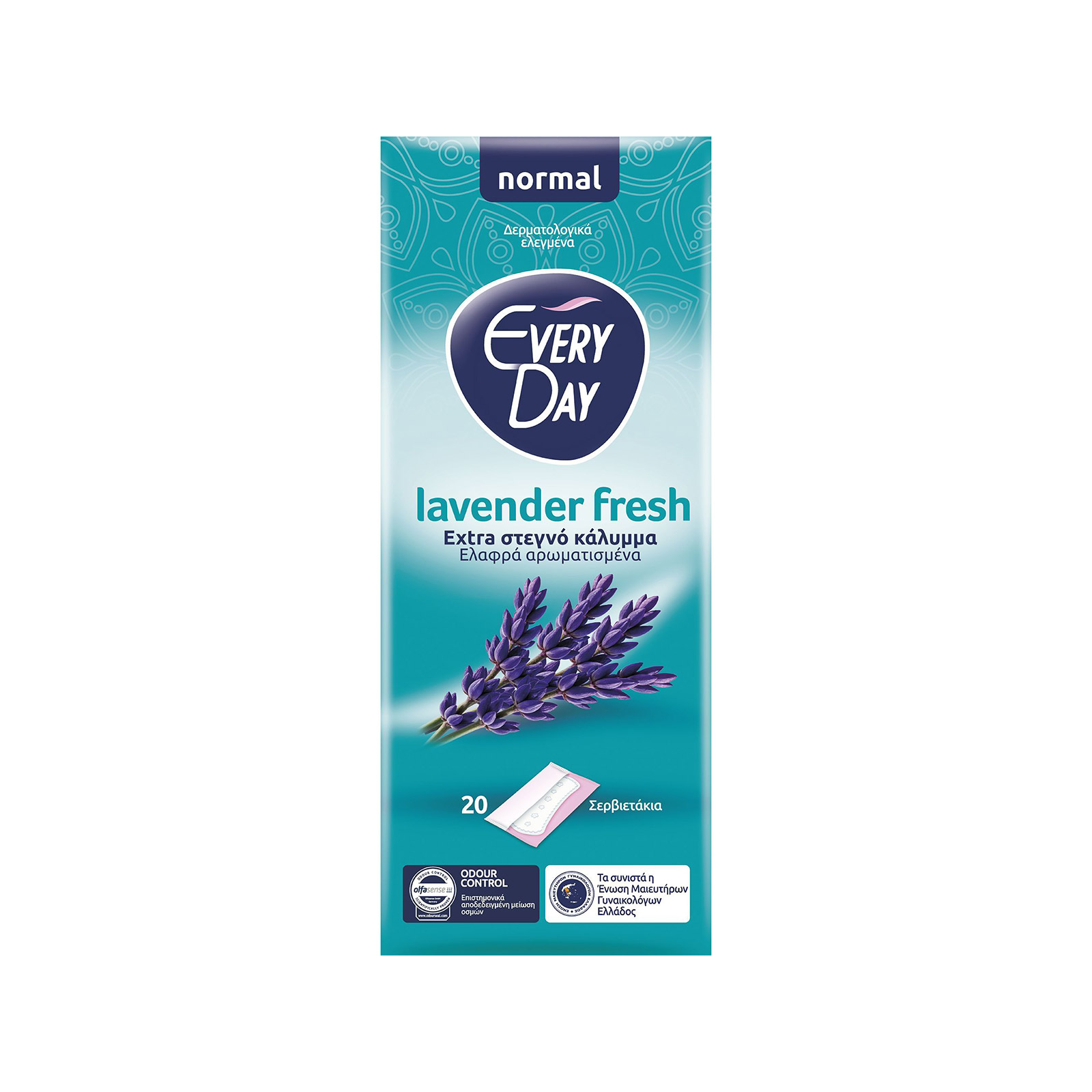 Everyday σερβιετάκια normal fresh 20τεμ εικόνα 1