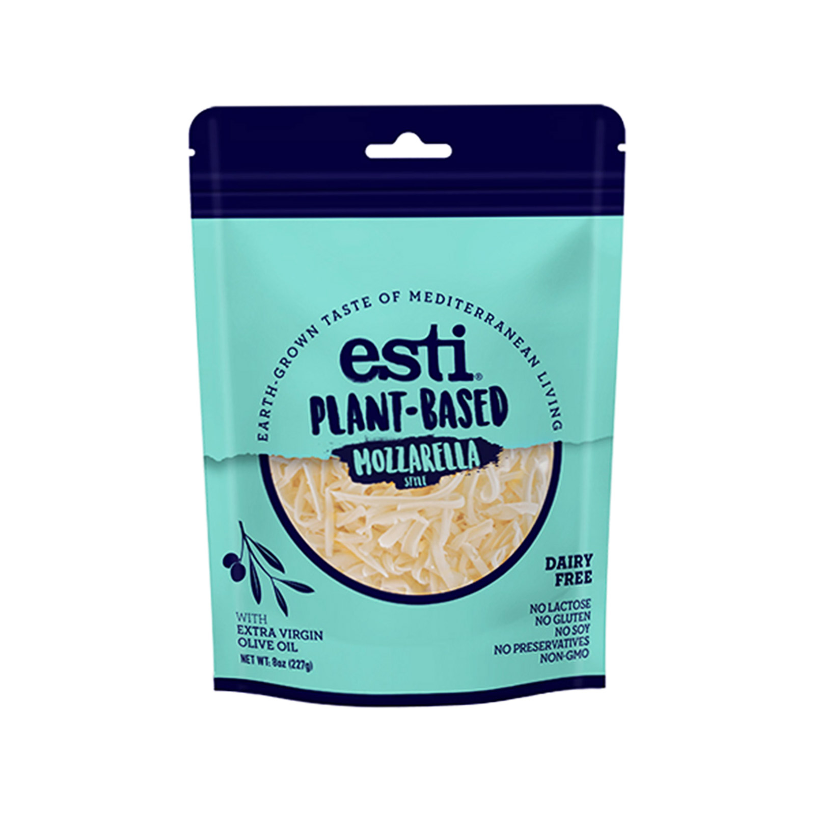 Esti φυτικό προϊόν mozzarella style 227g εικόνα 1