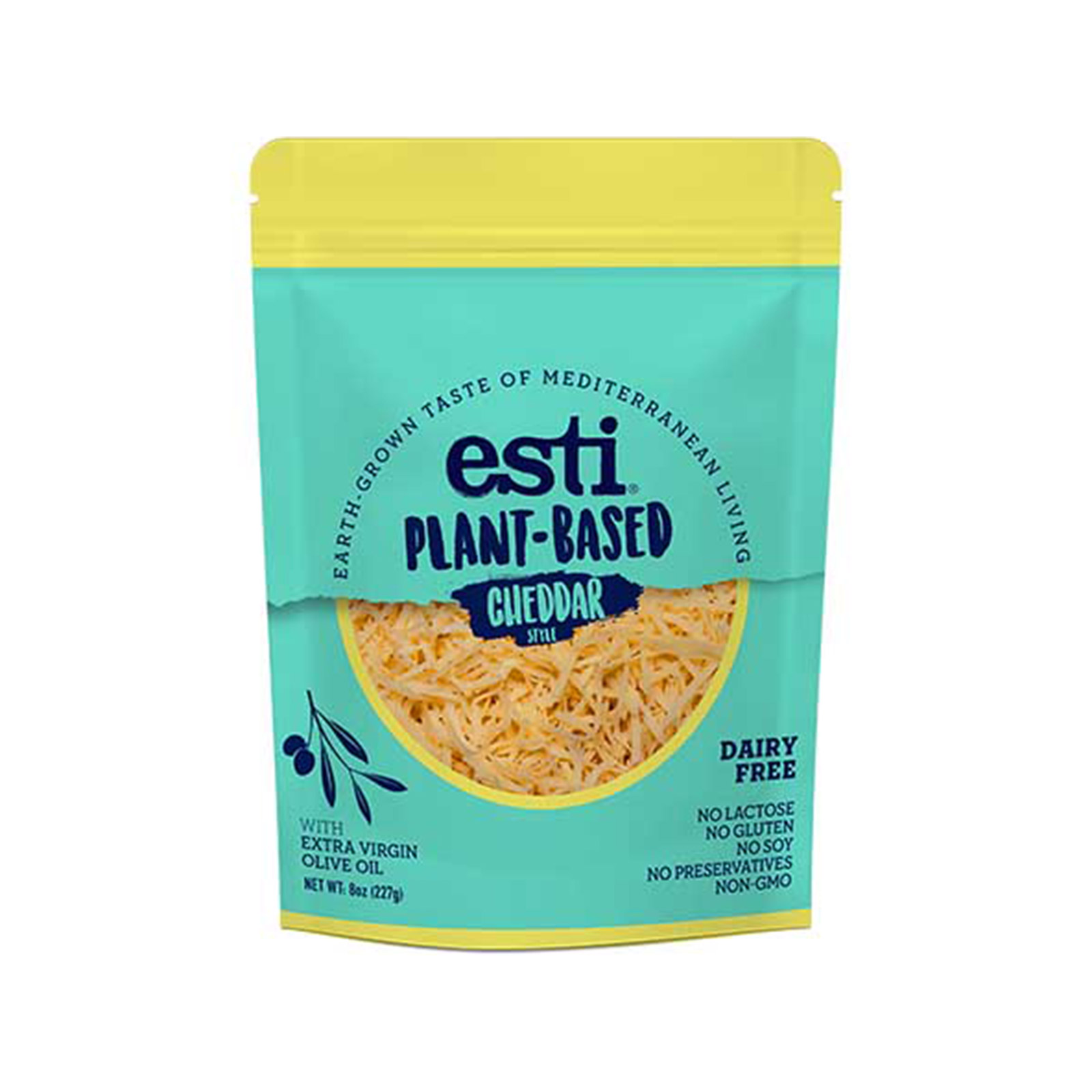 Esti φυτικό προϊόν cheddar style 227g εικόνα 1