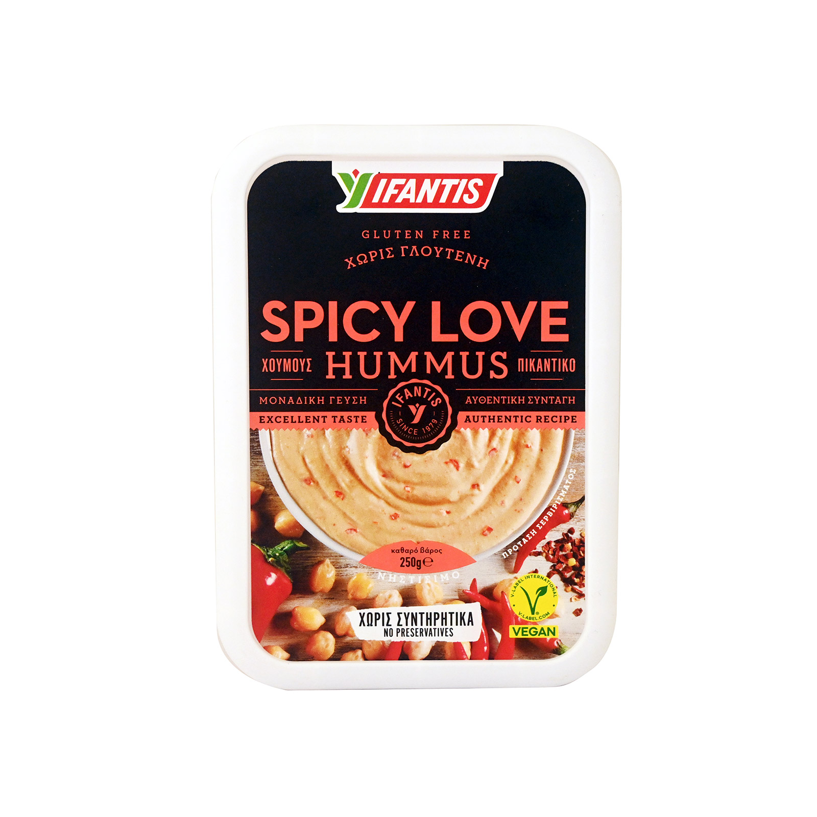 Υφαντής σαλάτα χούμους spicy love 250g εικόνα 1