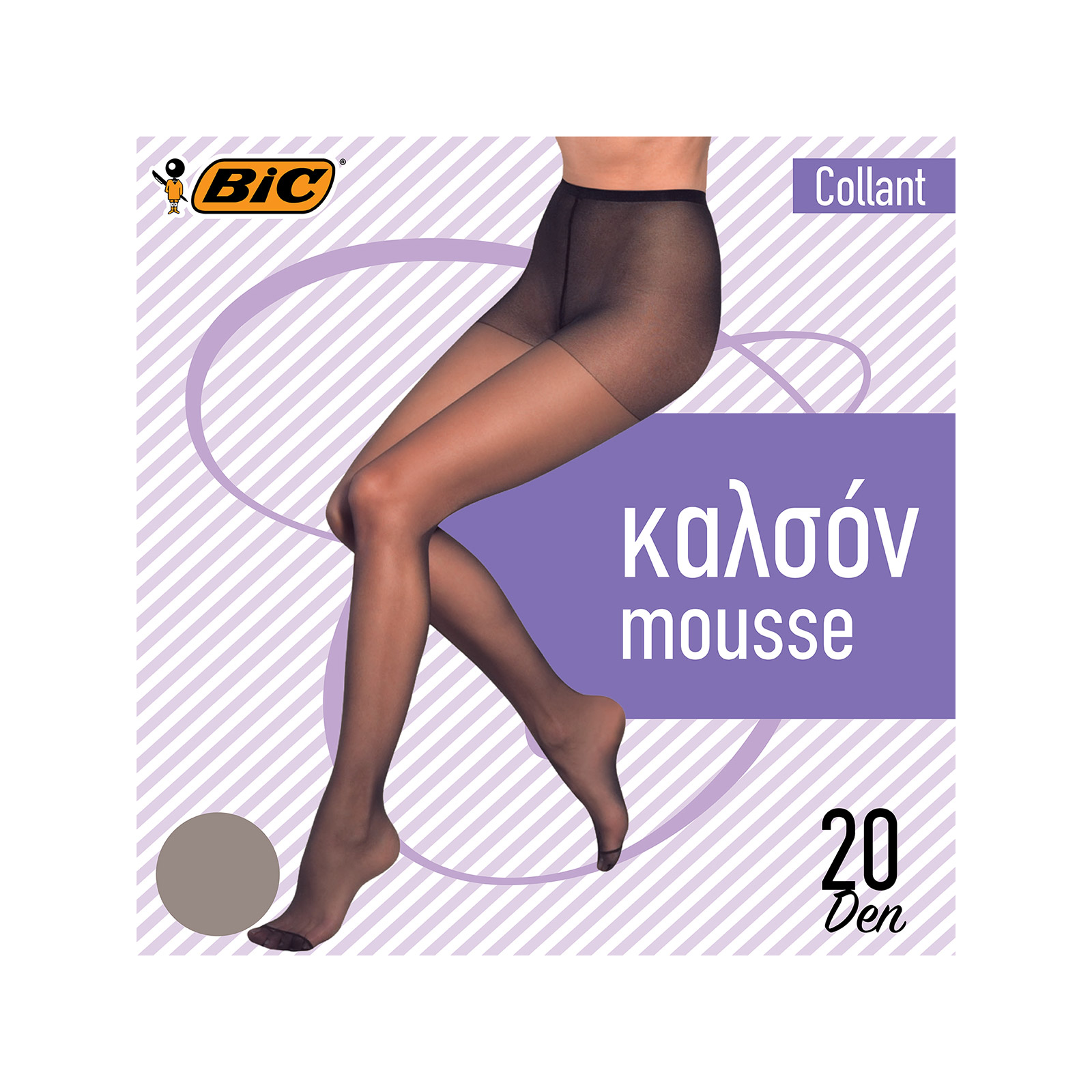Bic Collant καλσόν special size 3- 4/ περλε 20den εικόνα 1